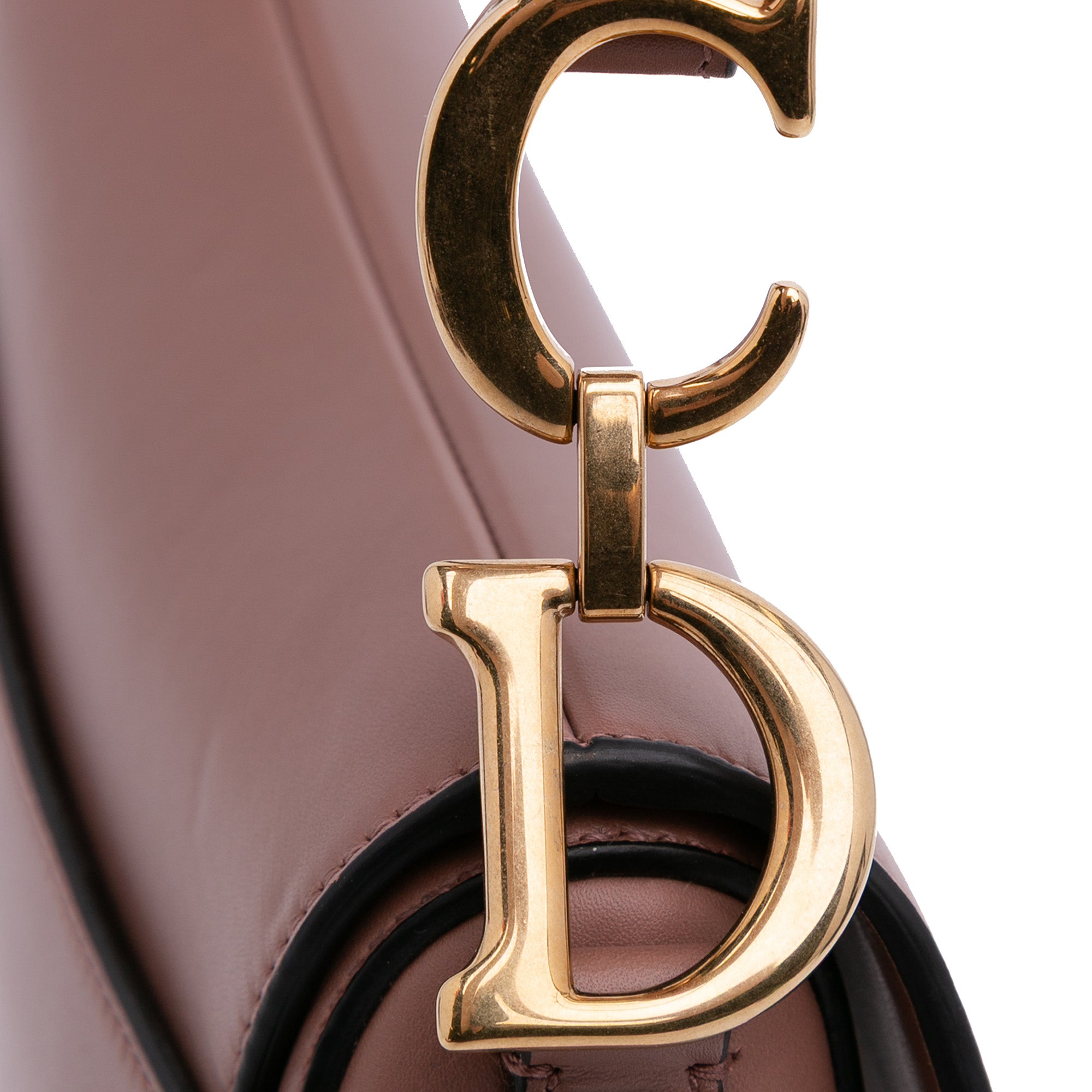 Dior Mini Leather Saddle Bag - image 8