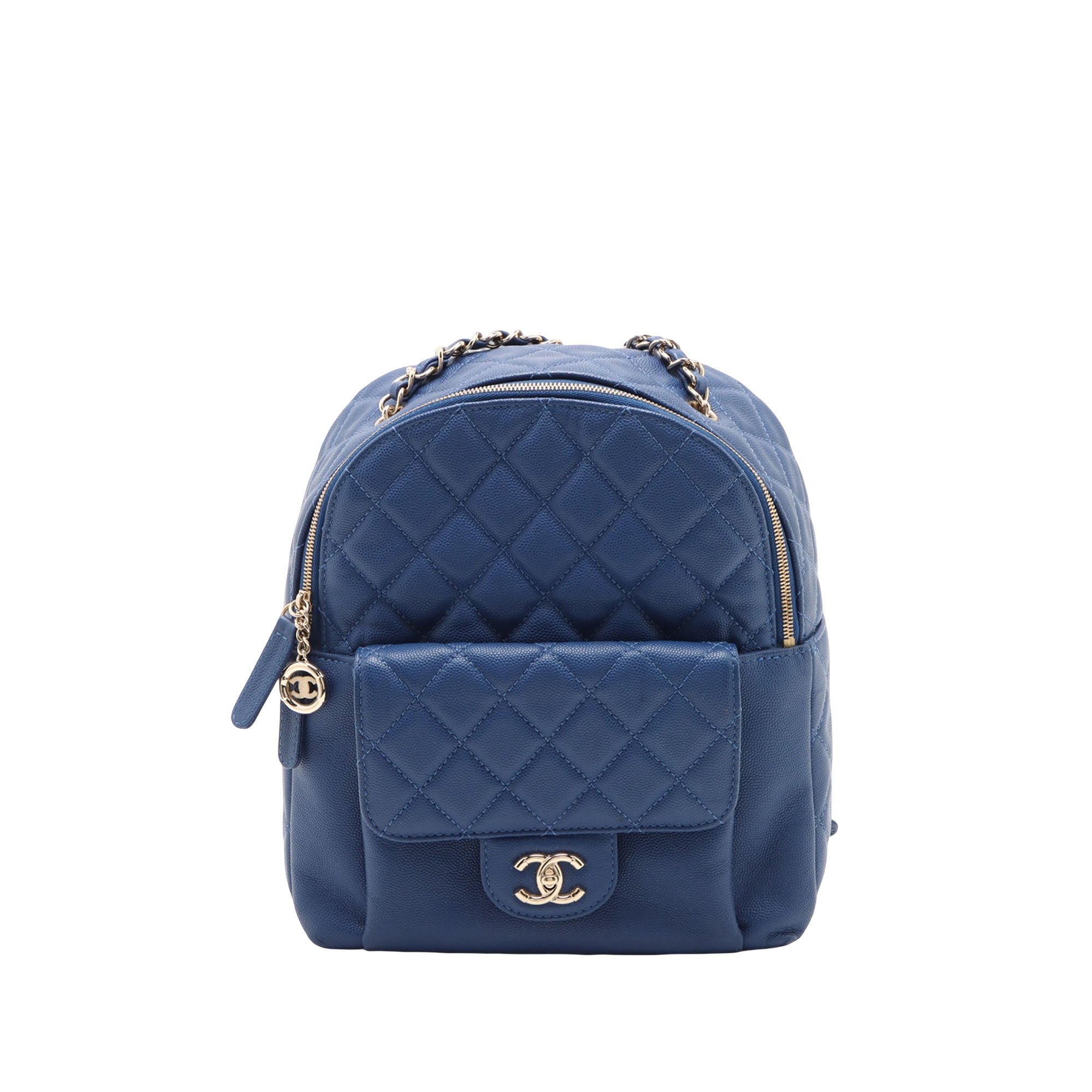 Chanel Large CC Quilted Caviar Day Backpack - image 1