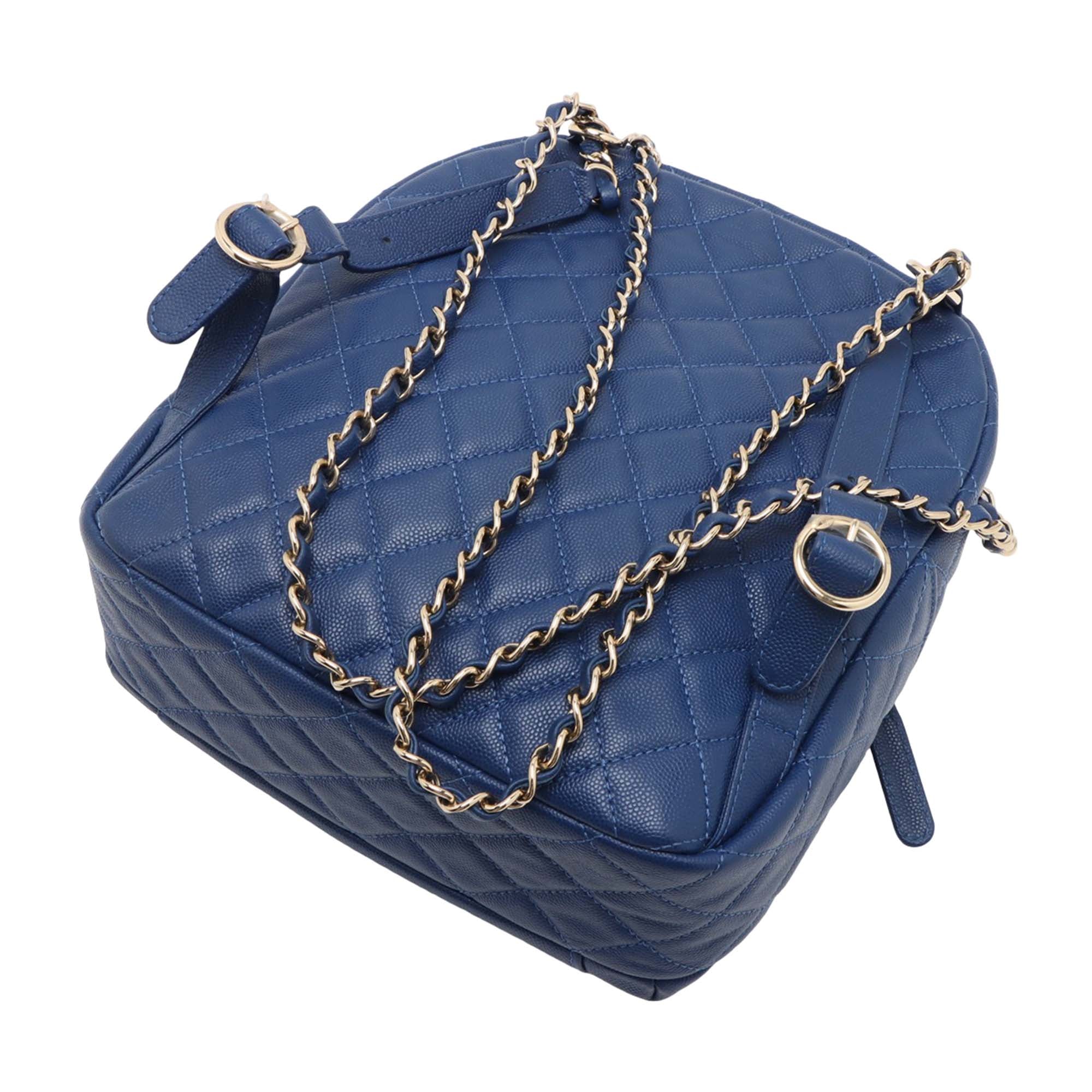 Chanel Large CC Quilted Caviar Day Backpack - image 7