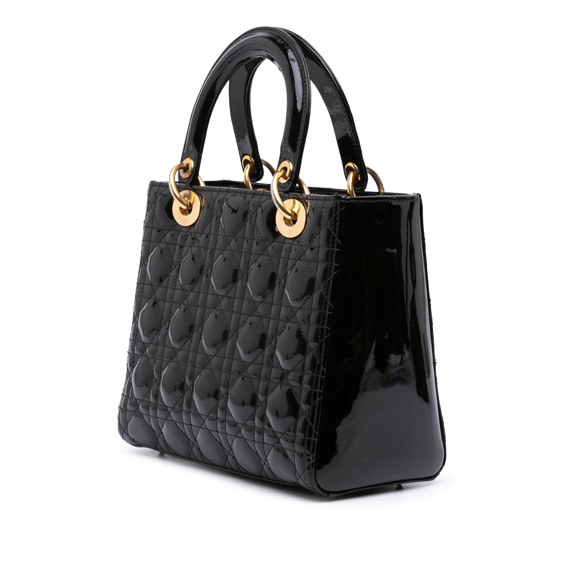 Dior Medium Patent Cannage Lady Dior - image 2