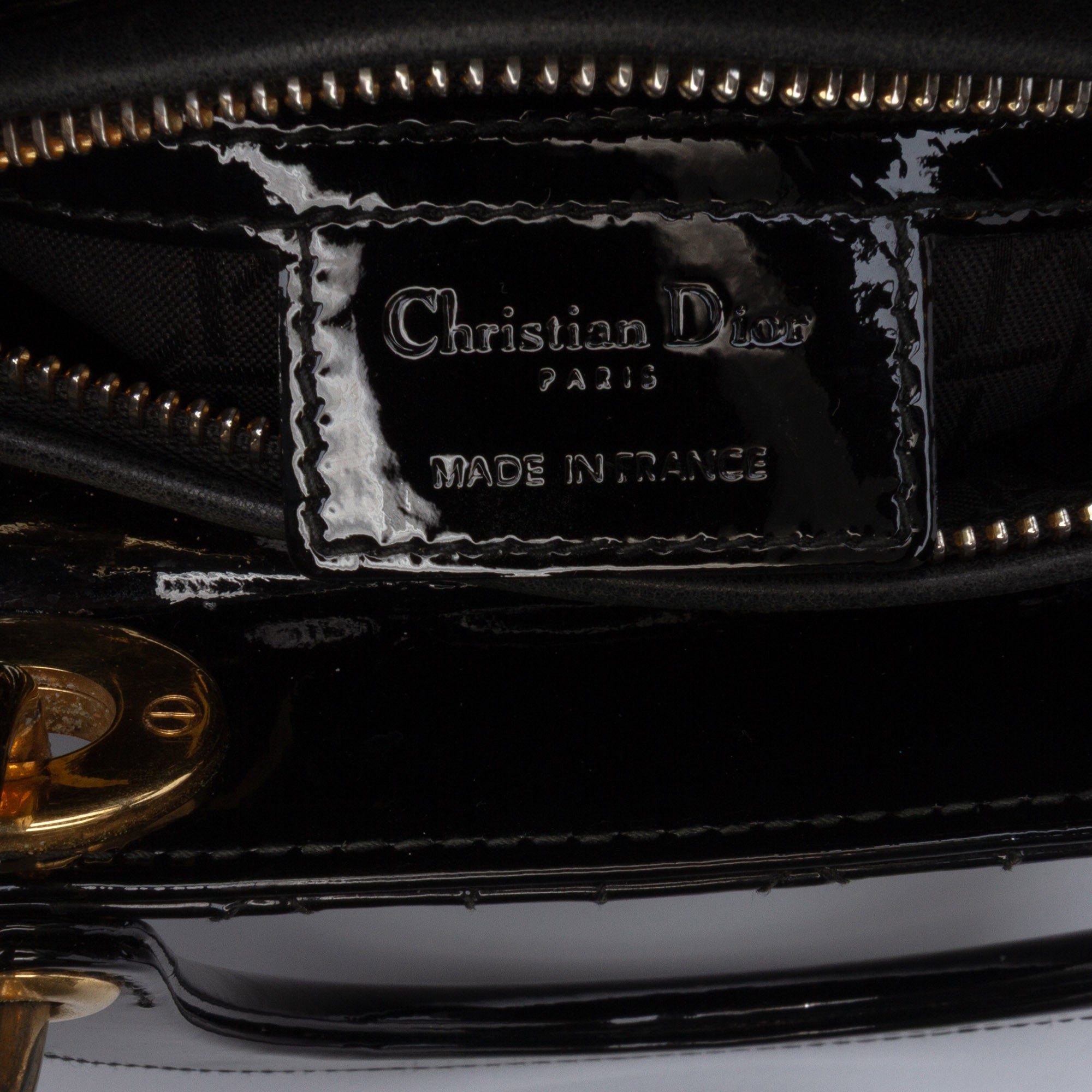 Dior Medium Patent Cannage Lady Dior - image 5