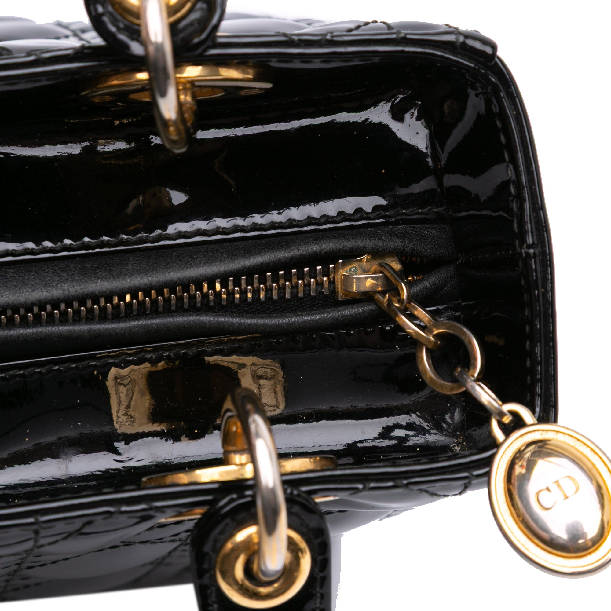 Dior Medium Patent Cannage Lady Dior - image 7