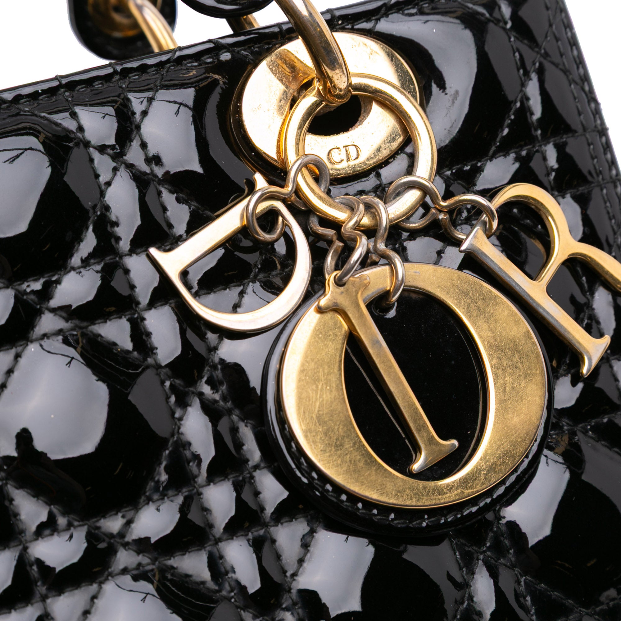 Dior Medium Patent Cannage Lady Dior - image 8