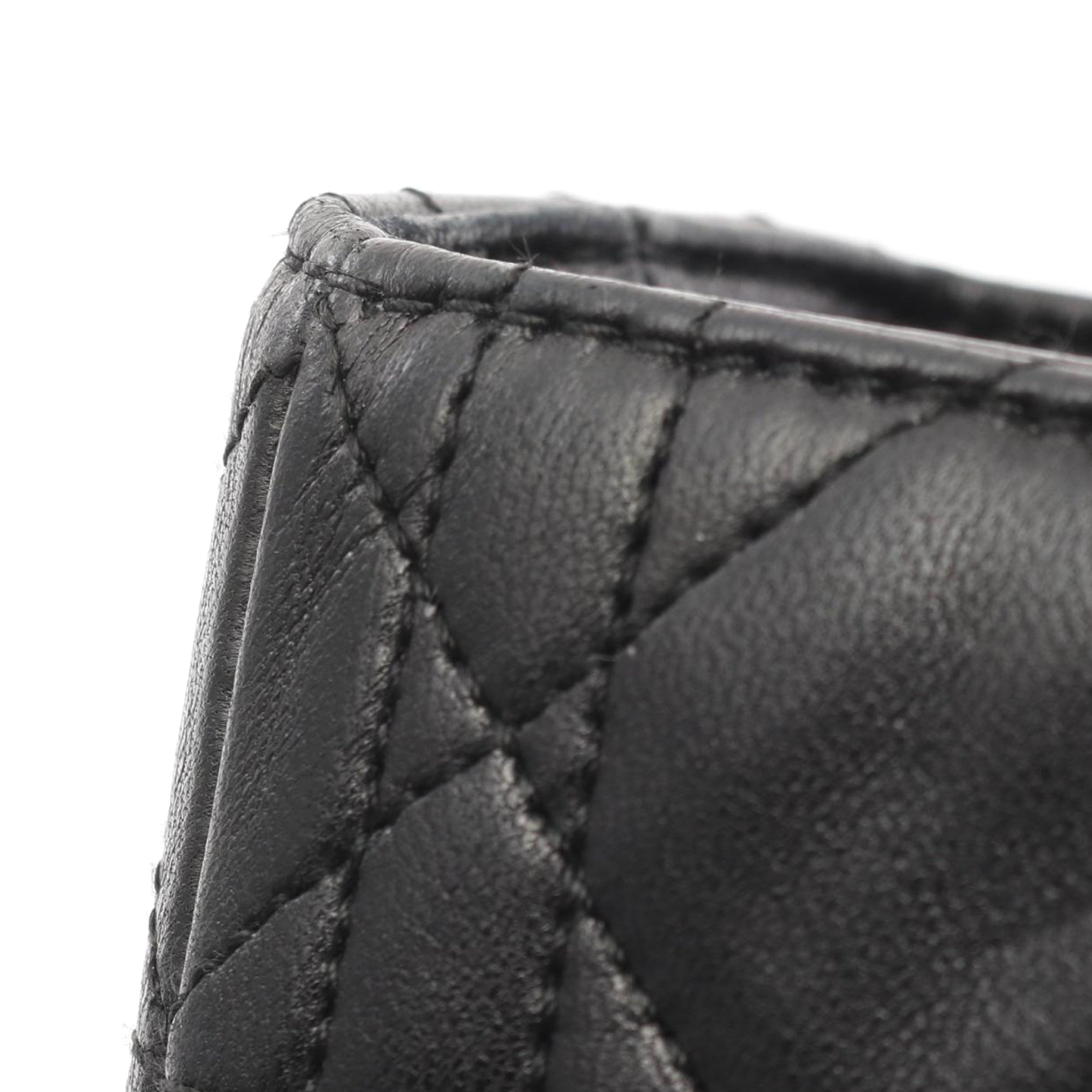 Dior Dior Ladies Christian Dior Large Cannage Handbag leather Black Used Women - image 9