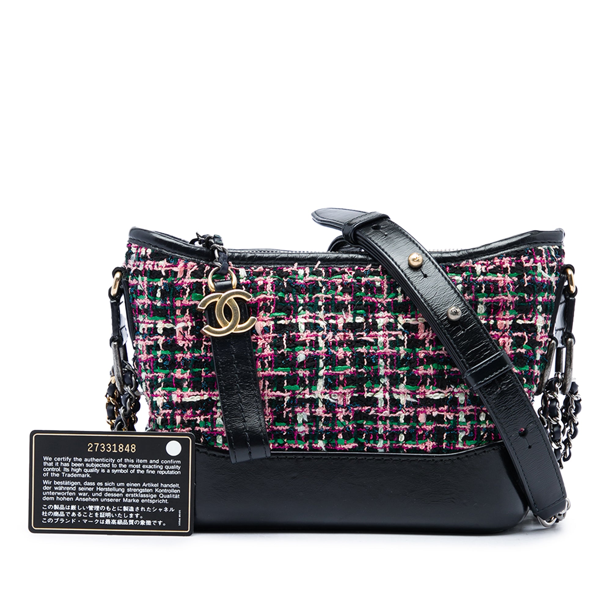 Chanel Small Tweed and Lambskin Gabrielle Crossbody - image 6