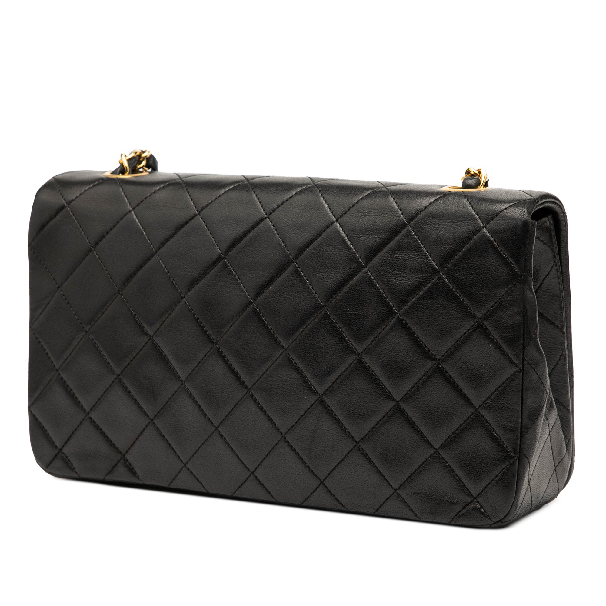 Chanel Medium CC Quilted Lambskin Full Flap - image 2