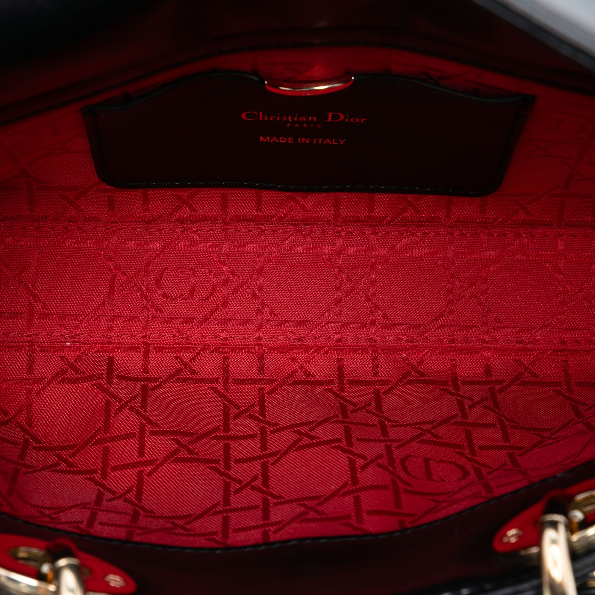 Dior Medium Lambskin Cannage Lady D Joy - image 4