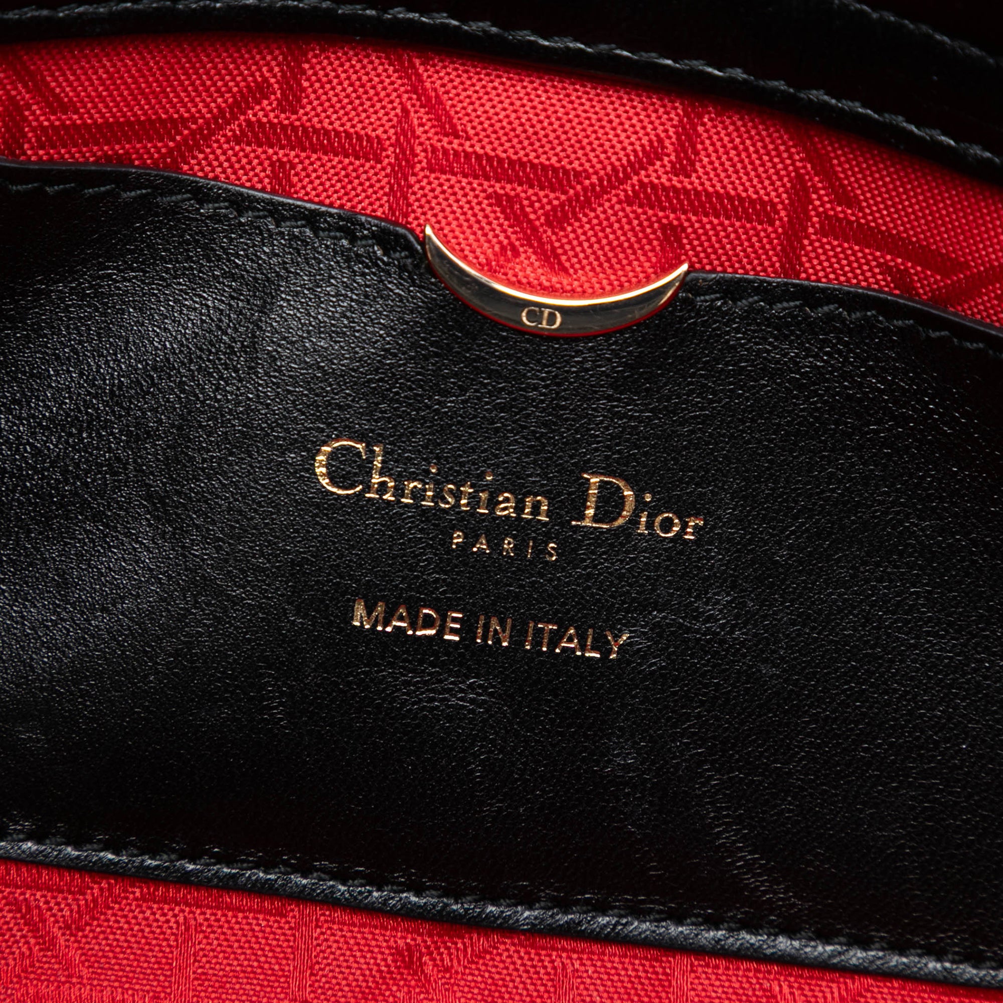 Dior Medium Lambskin Cannage Lady D Joy - image 5