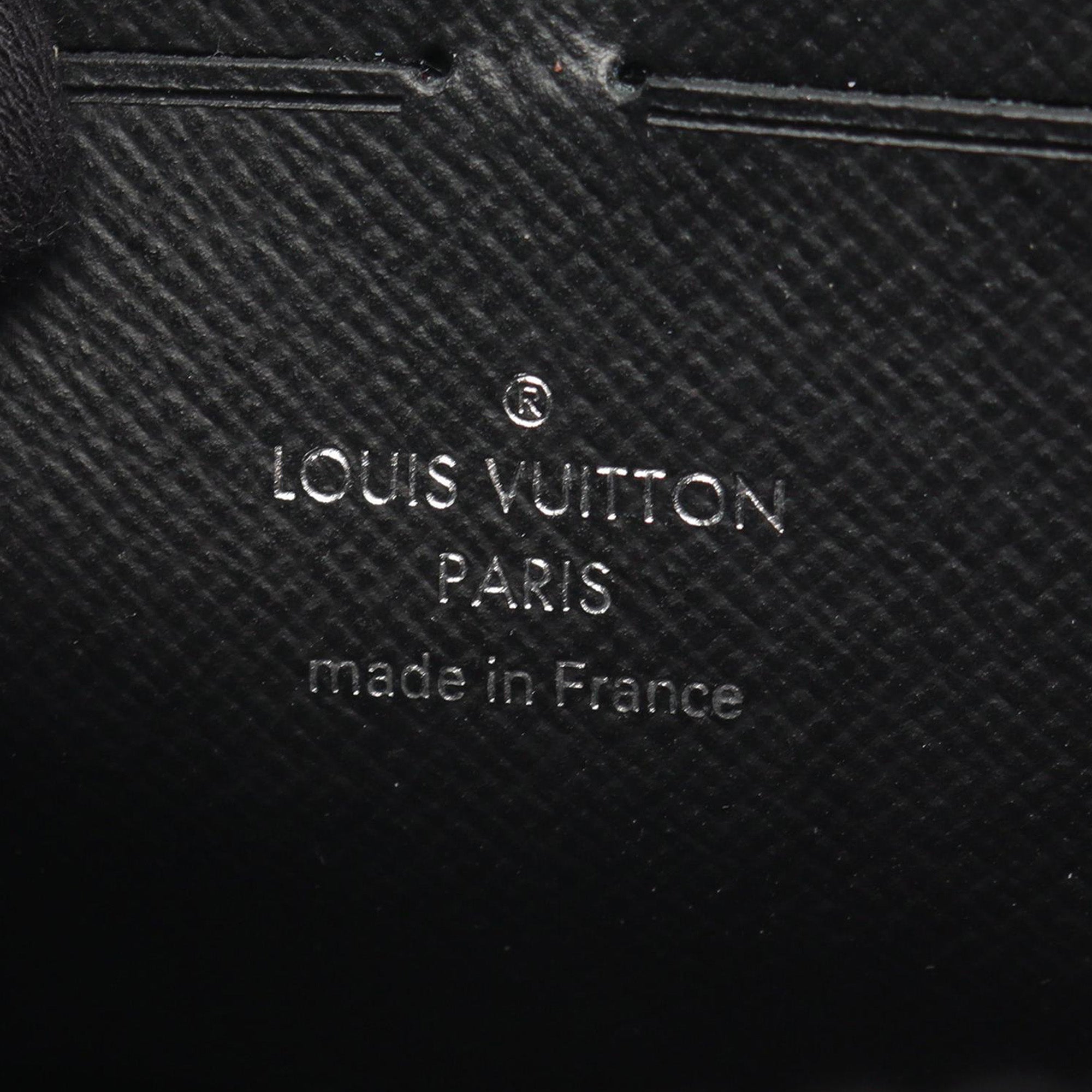 Louis Vuitton LOUIS VUITTON Soft Trunk Wallet Monogram Eclipse Shoulder Bag M69838 PVC coated canvas leather Black Used mens - image 4