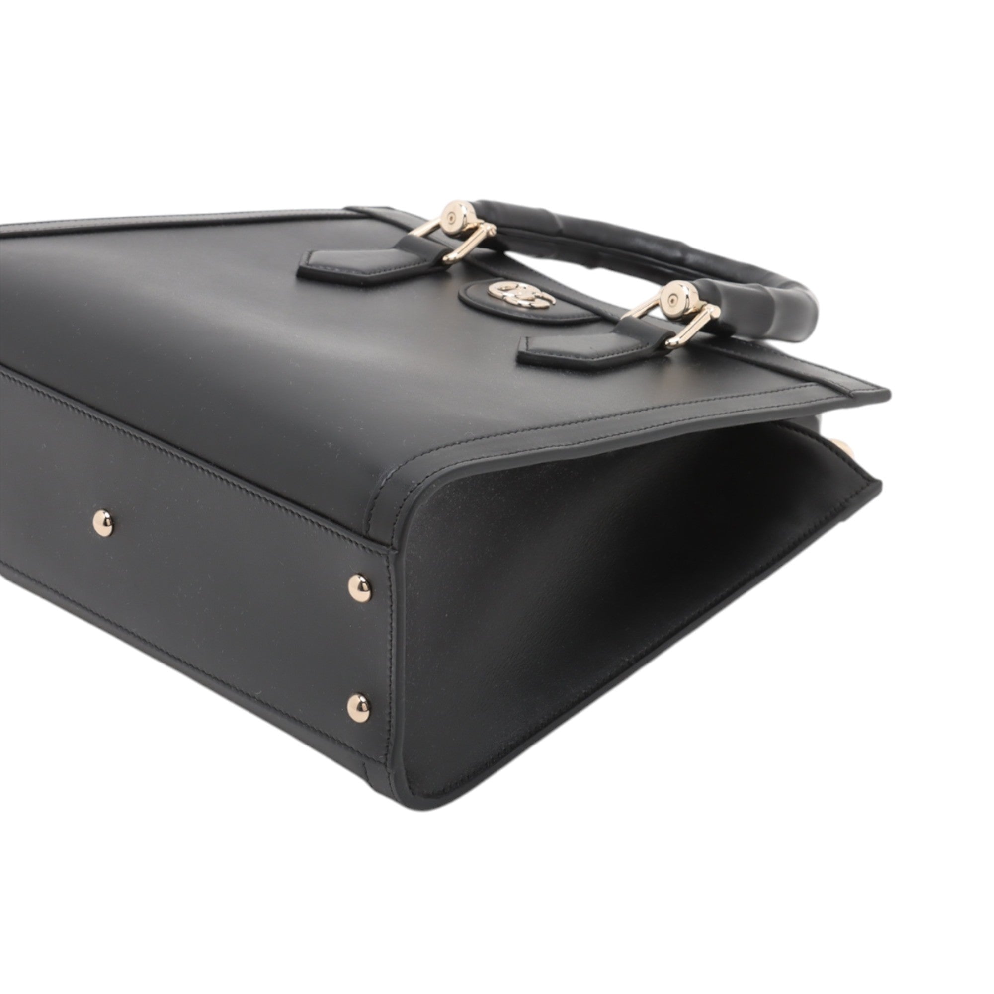Gucci Medium Calfskin Bamboo Diana Satchel - image 4
