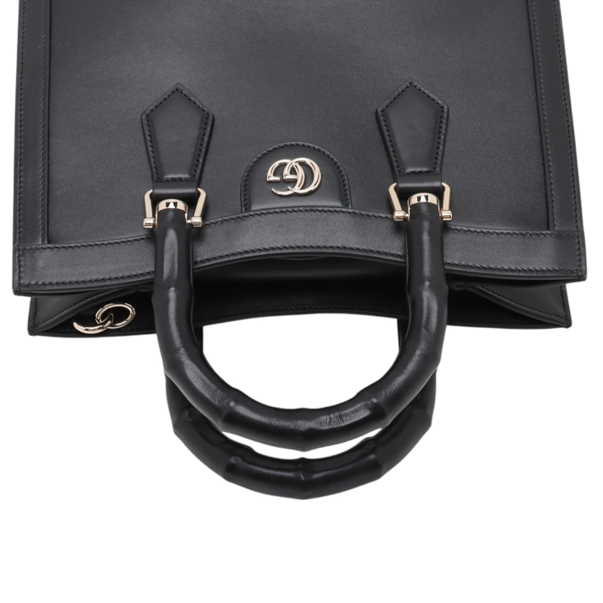 Gucci Medium Calfskin Bamboo Diana Satchel - image 8