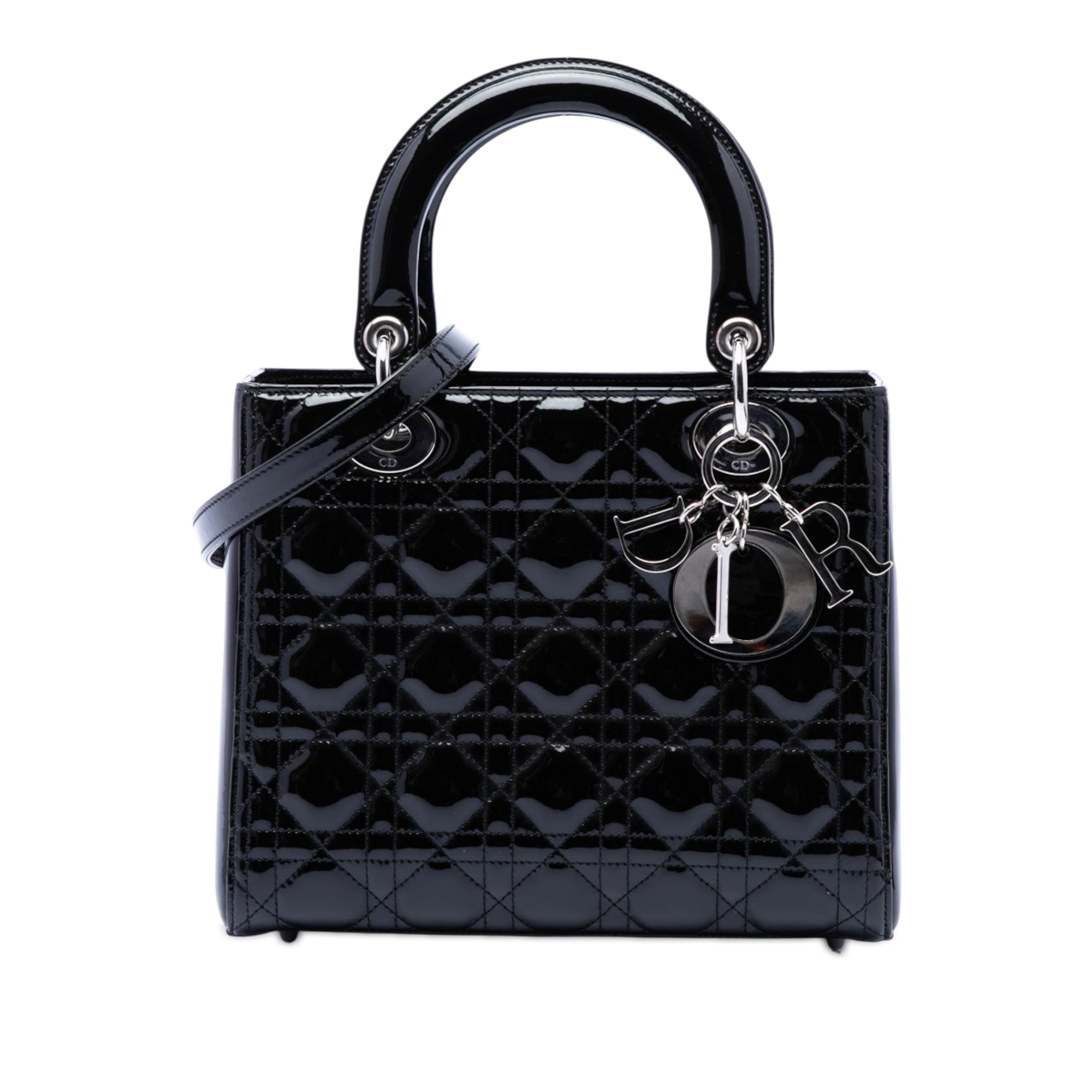 Dior Medium Patent Cannage Lady Dior - image 1