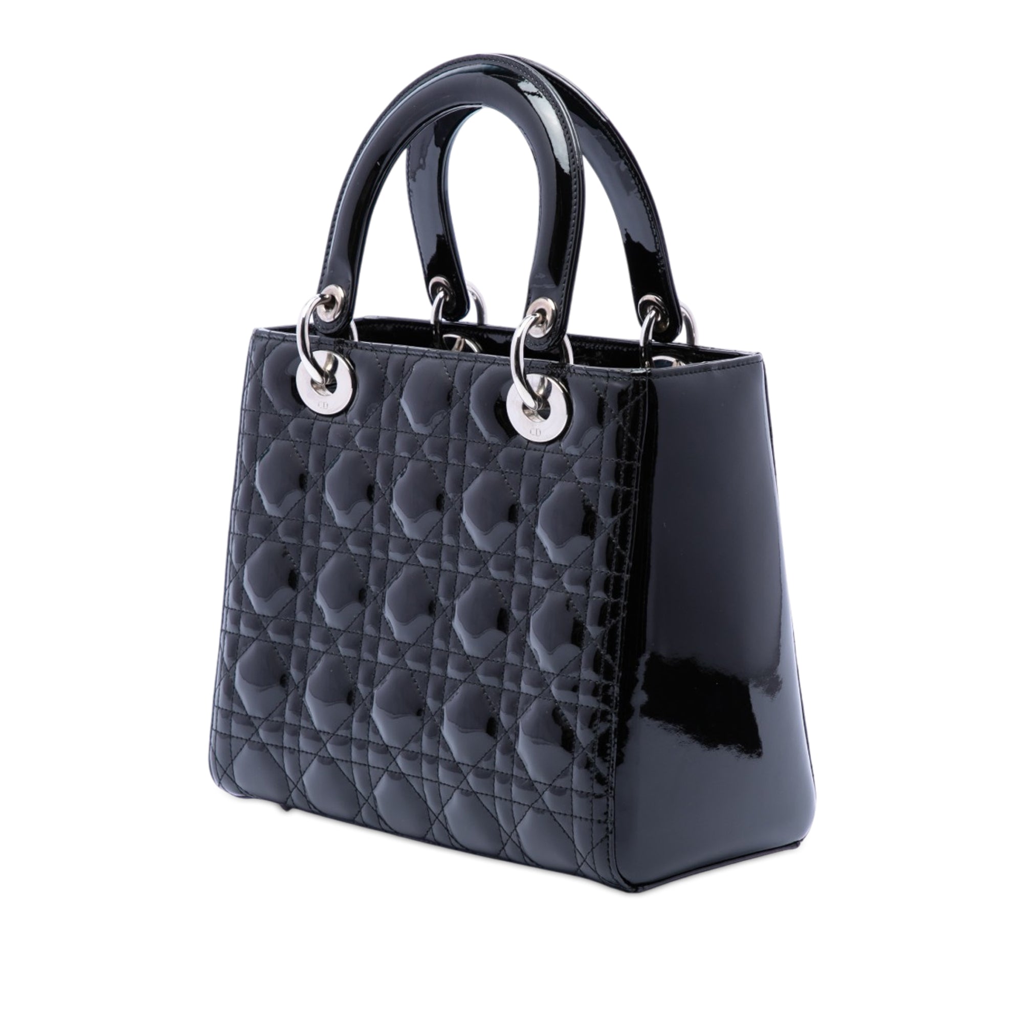 Dior Medium Patent Cannage Lady Dior - image 2
