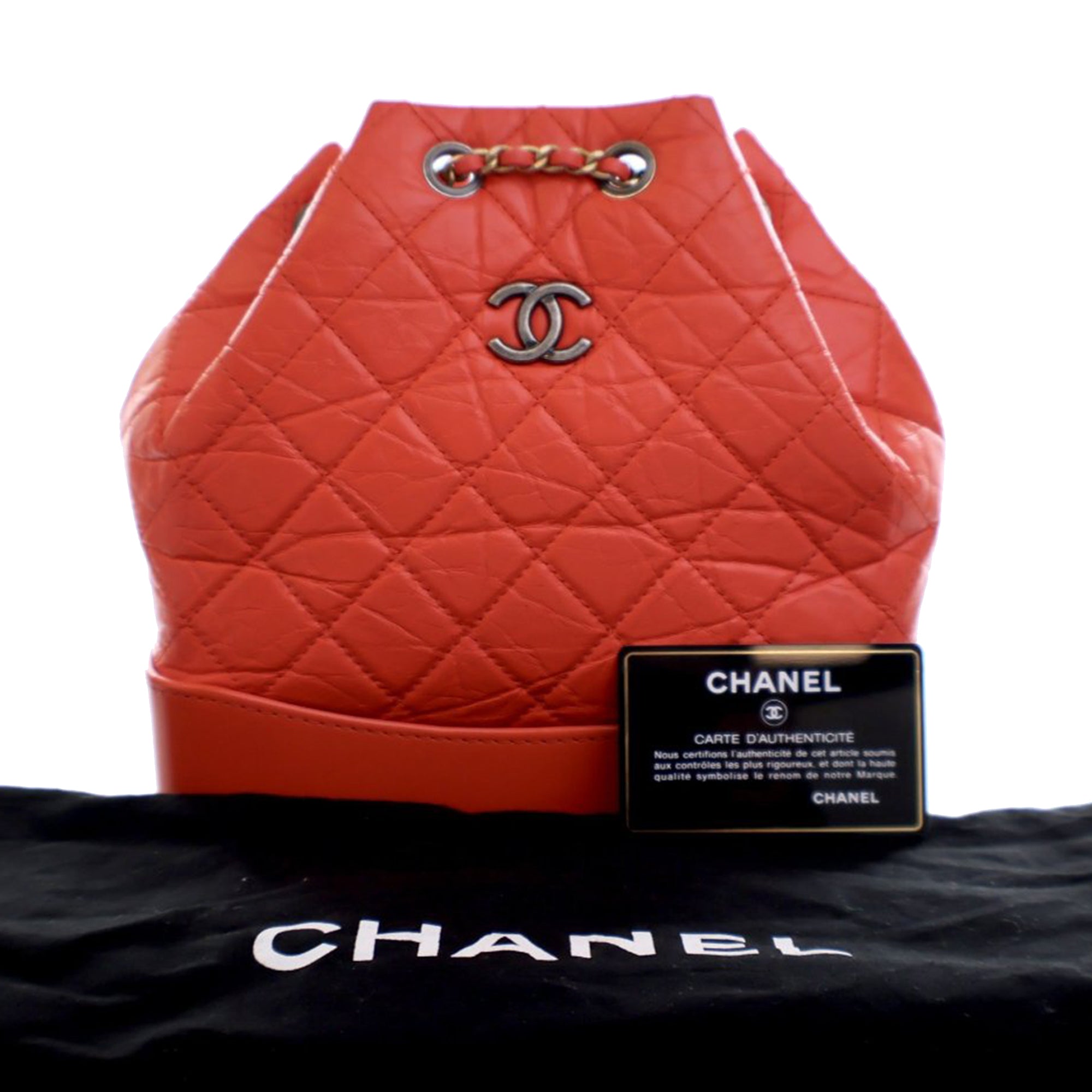 Chanel Small Aged Calfskin Gabrielle Backpack - image 15
