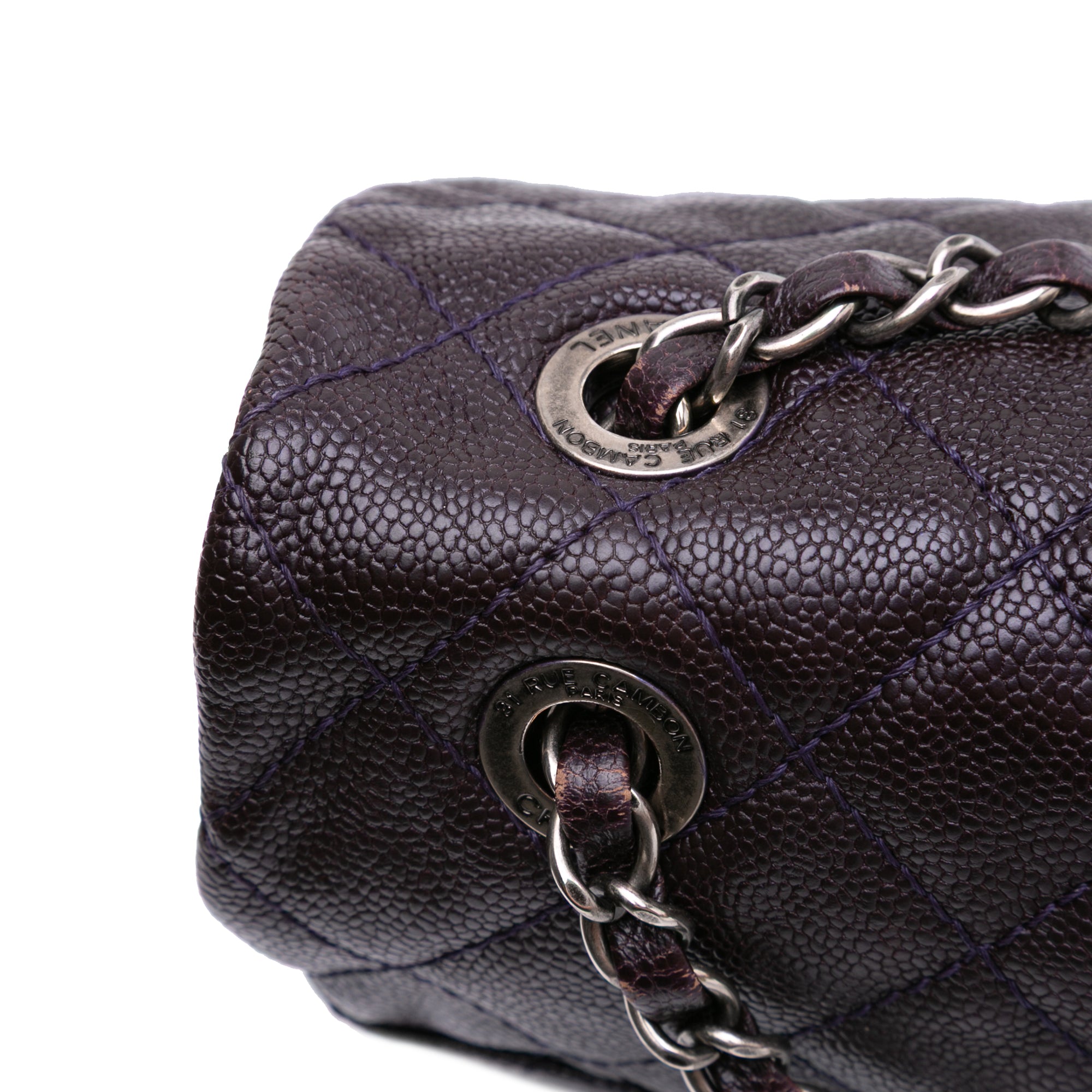 Chanel Jumbo Quilted Caviar Easy Flap - image 10