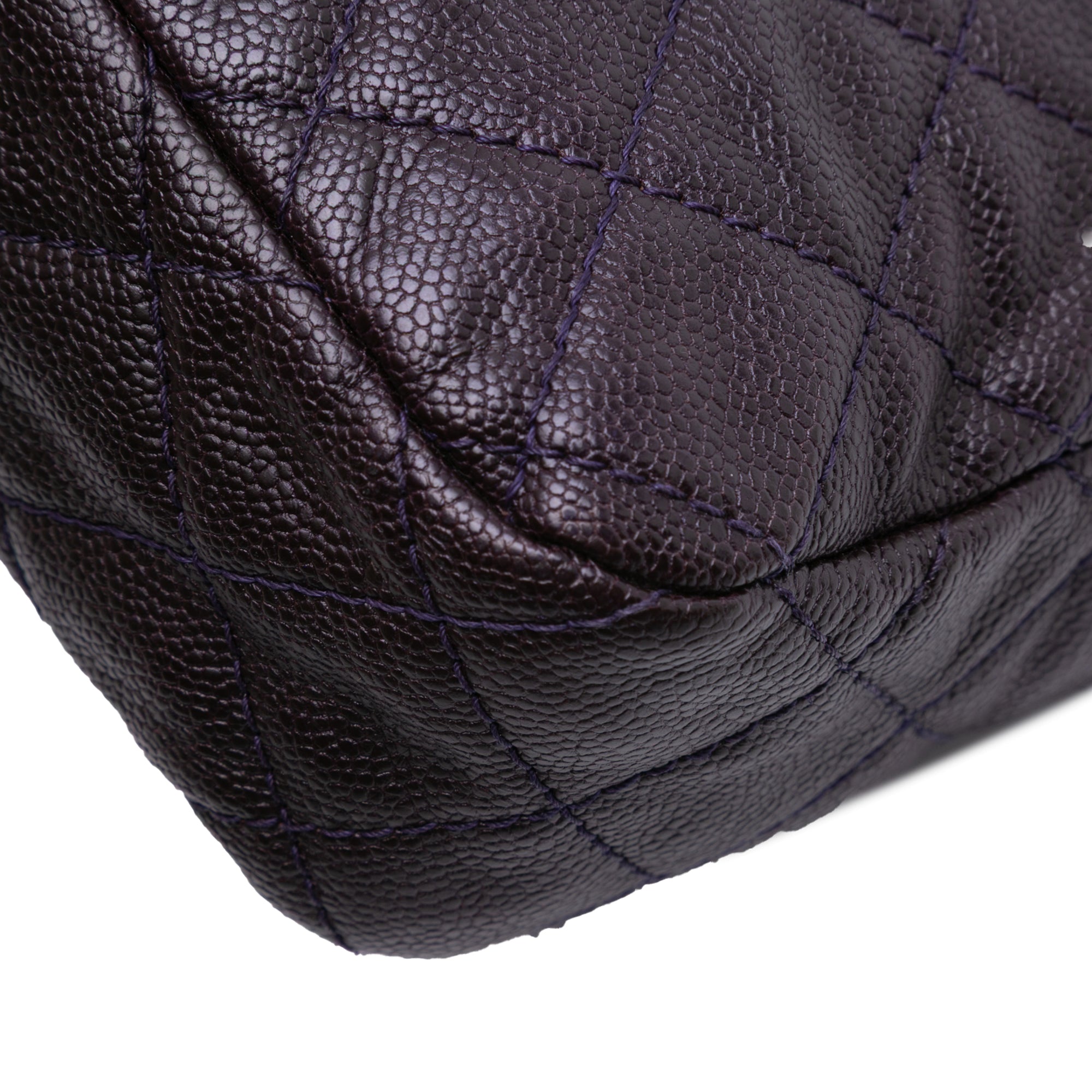 Chanel Jumbo Quilted Caviar Easy Flap - image 12