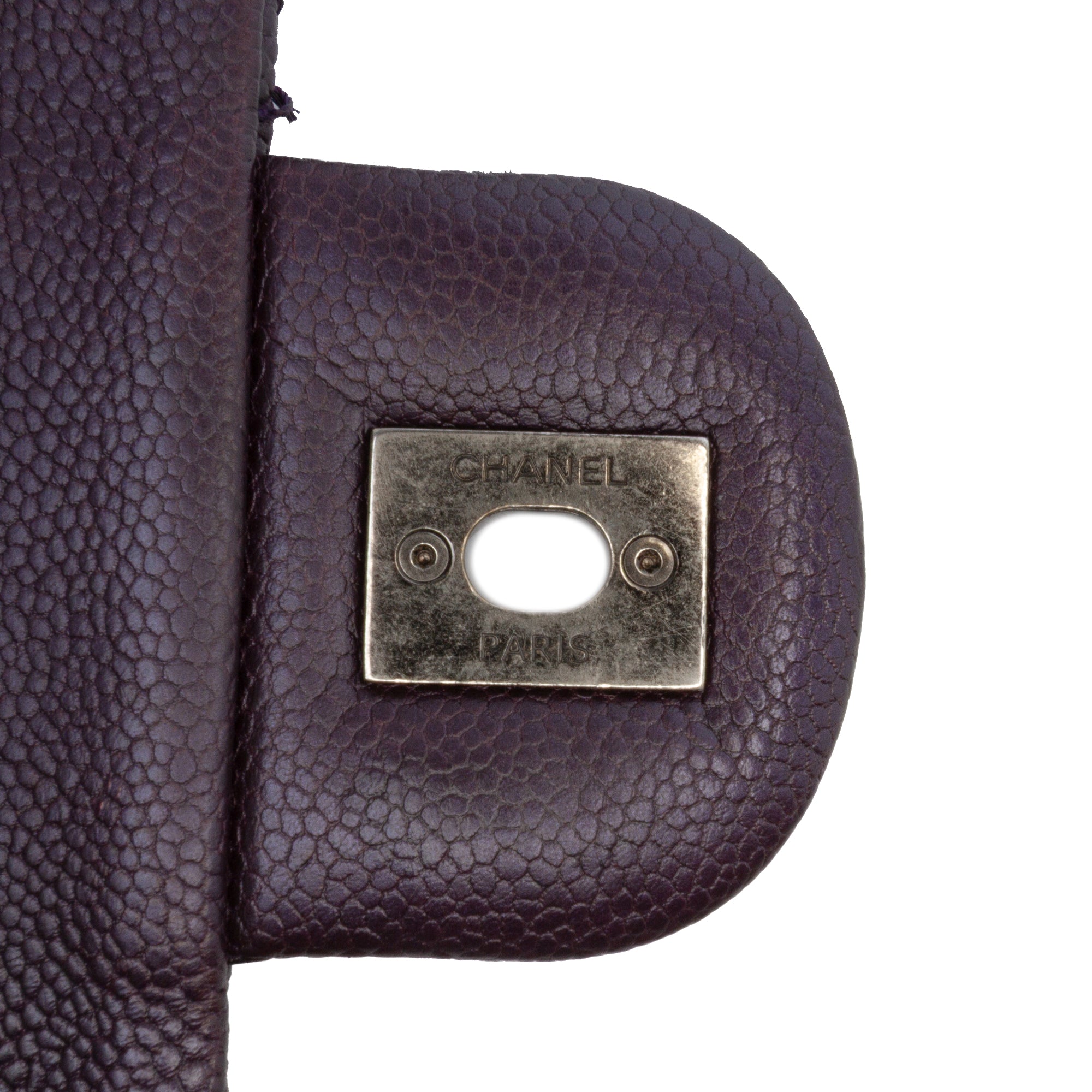 Chanel Jumbo Quilted Caviar Easy Flap - image 7