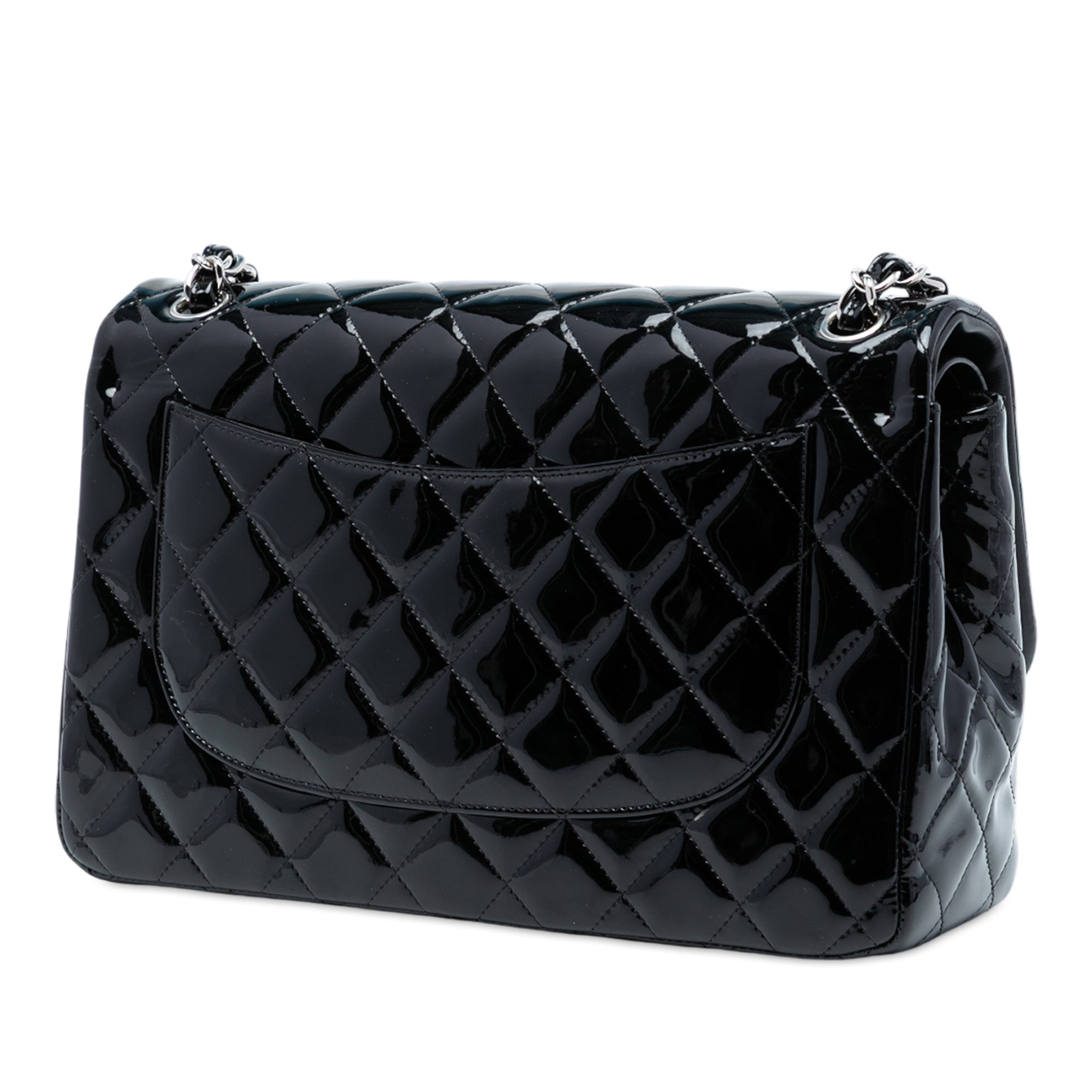 Chanel Jumbo Classic Patent Double Flap - image 2