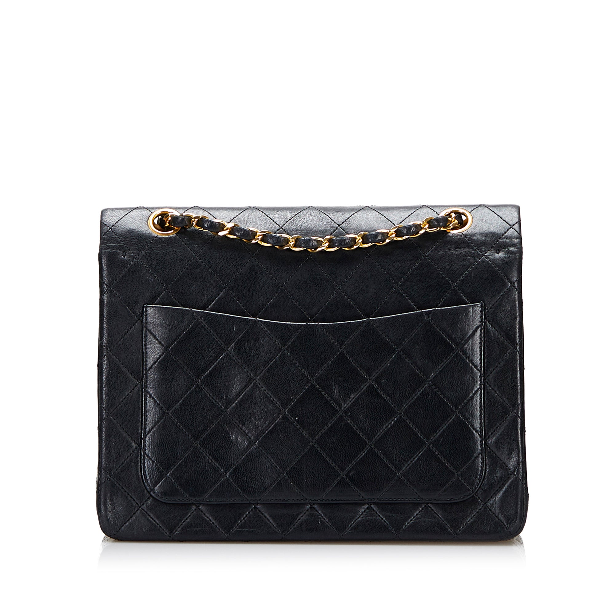 Chanel Medium Tall Classic Lambskin Double Flap - image 3