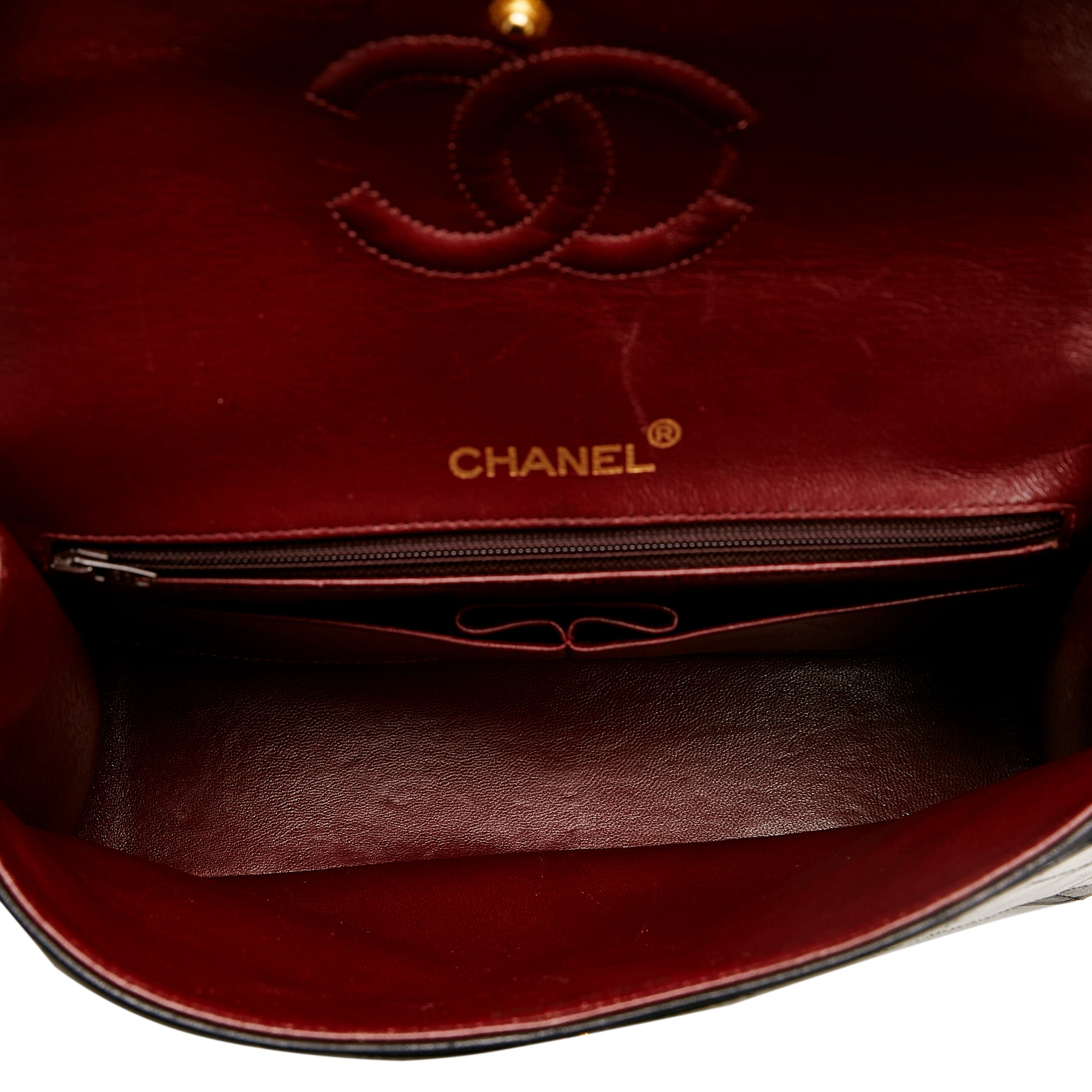 Chanel Medium Tall Classic Lambskin Double Flap - image 5