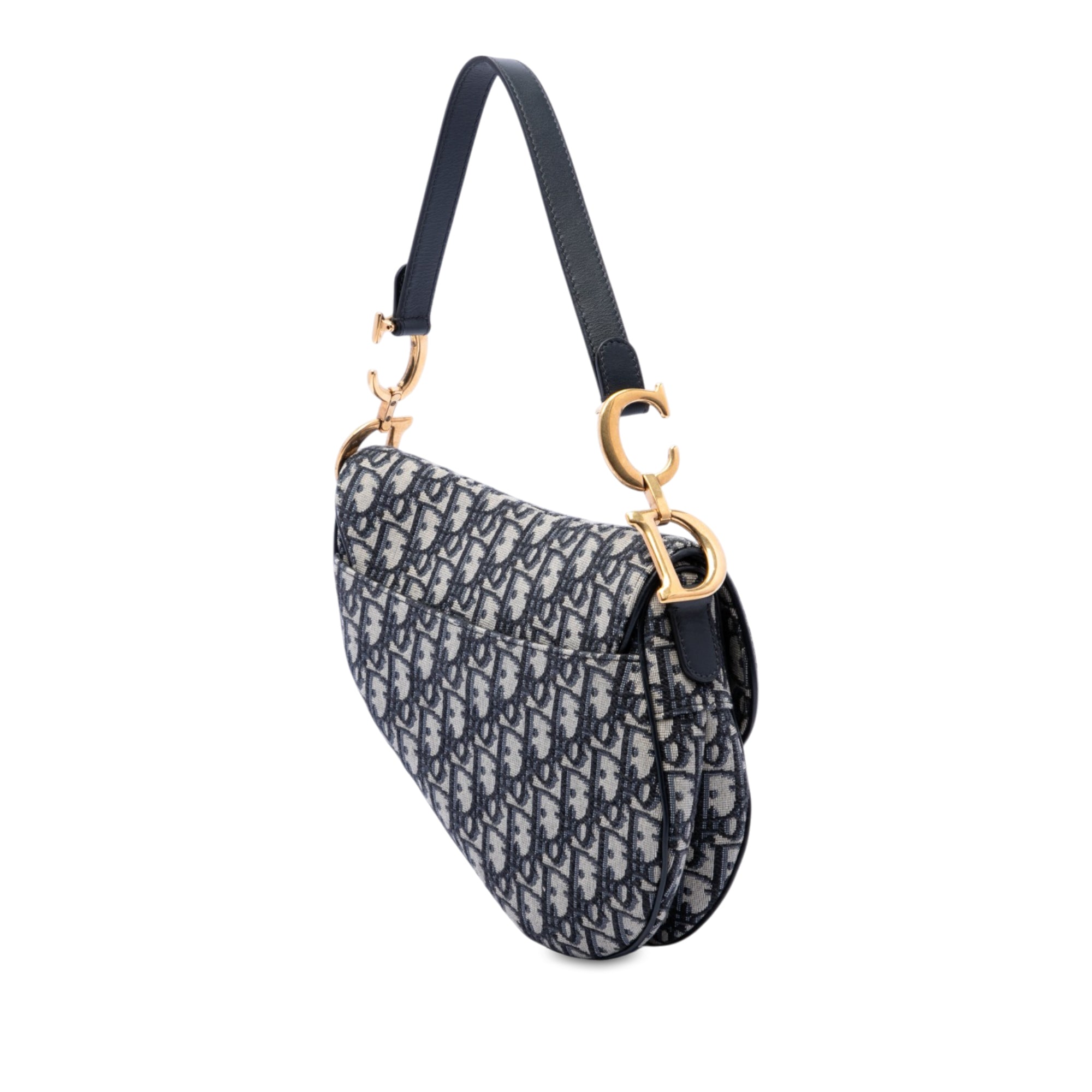 Dior Oblique Canvas Saddle Bag - image 2