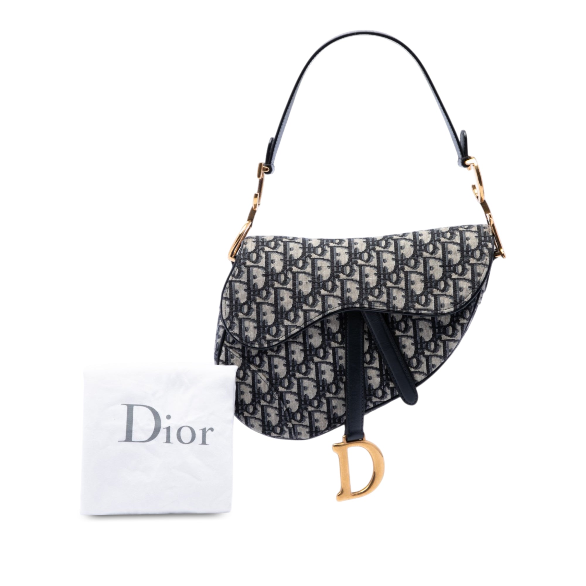 Dior Oblique Canvas Saddle Bag - image 7
