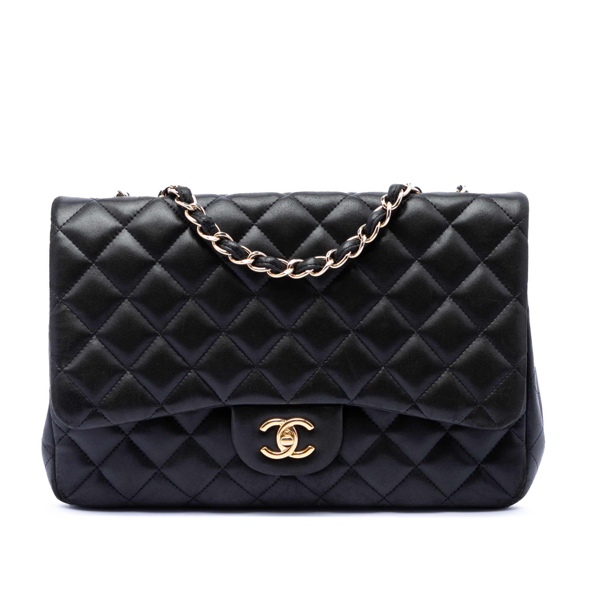Chanel Jumbo Classic Lambskin Single Flap - image 1