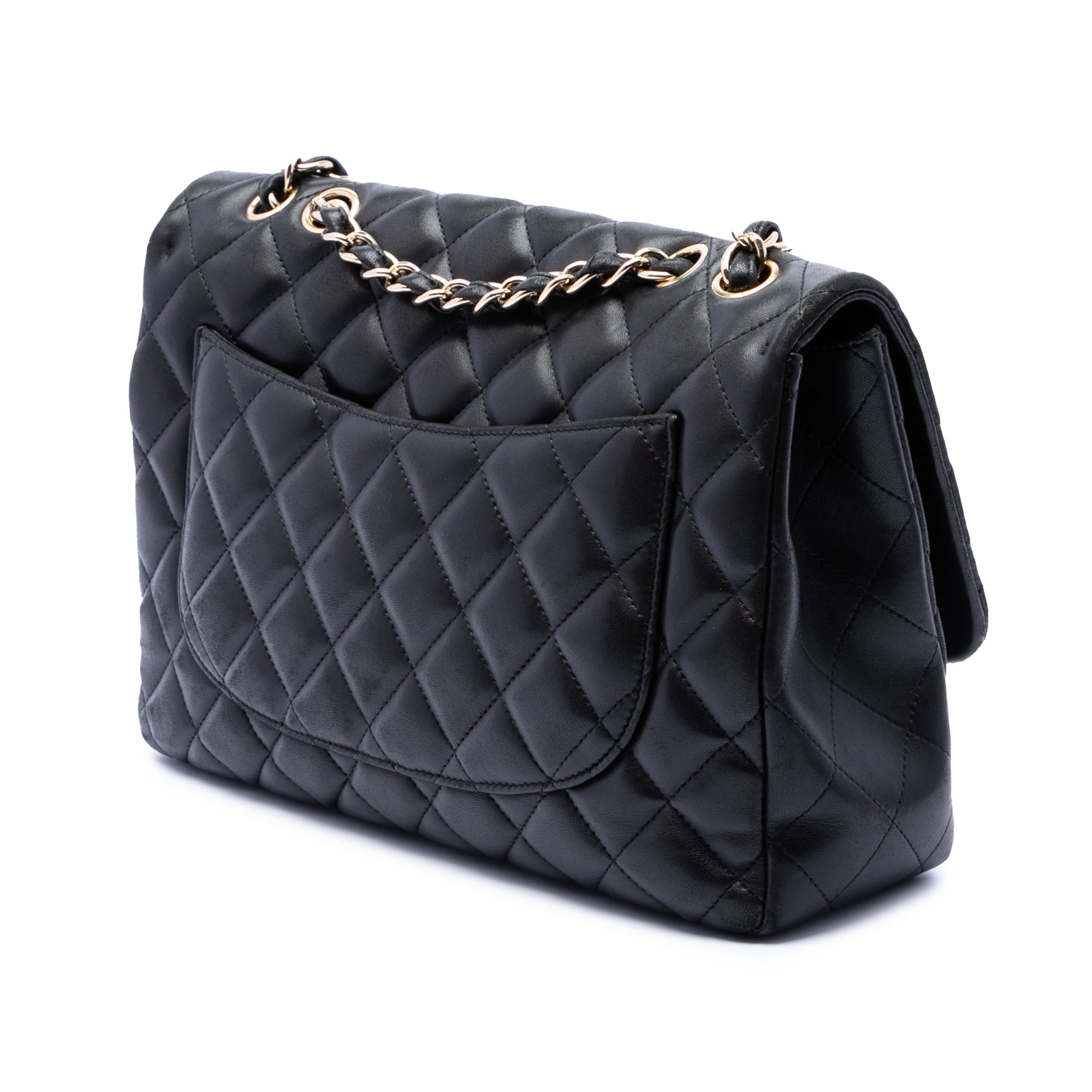 Chanel Jumbo Classic Lambskin Single Flap - image 2