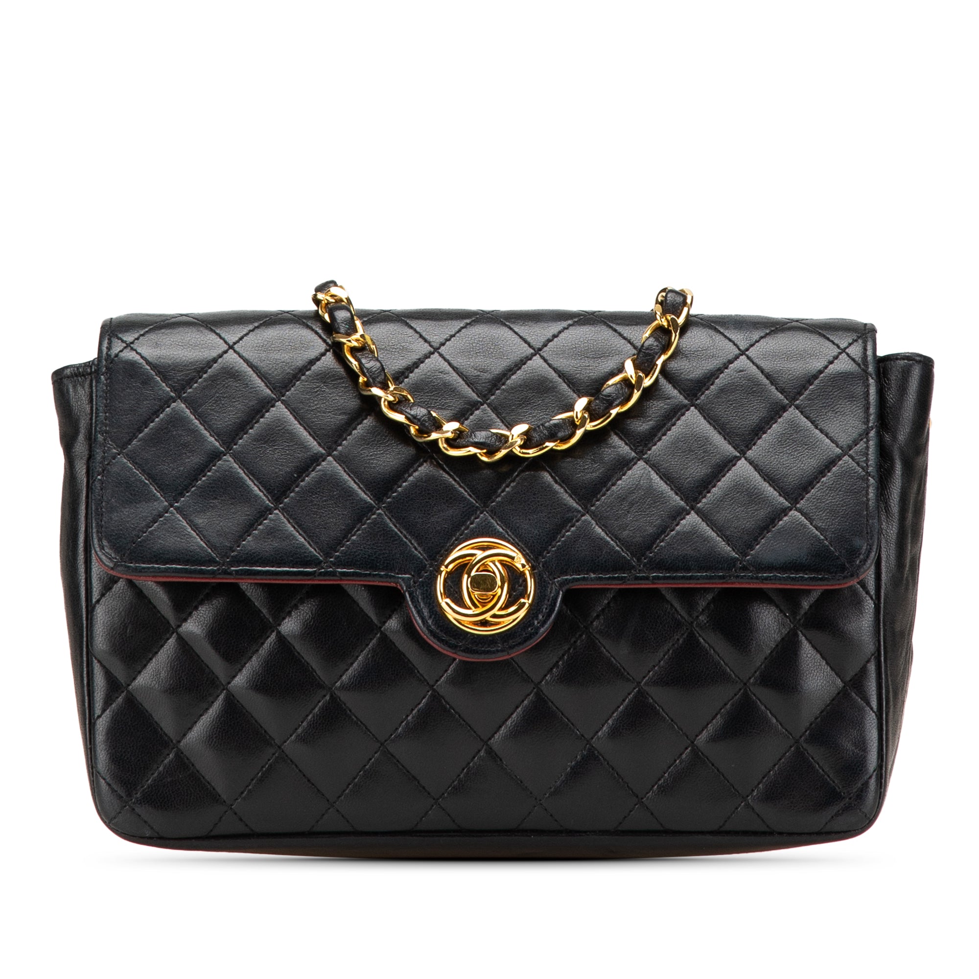 Chanel Small Quilted Lambskin Single Flap - image 1