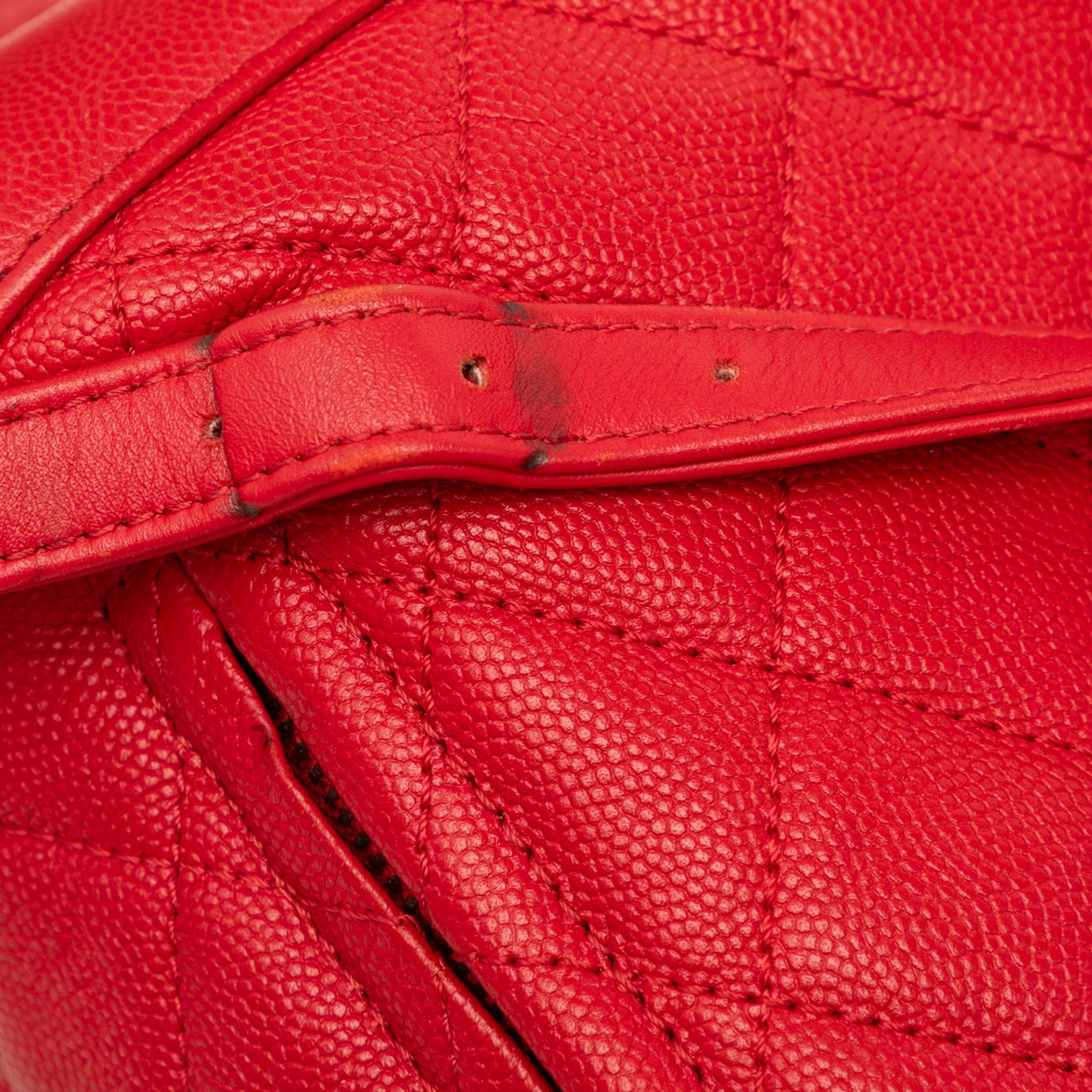 Chanel Quilted Caviar CC Filigree Backpack - image 6