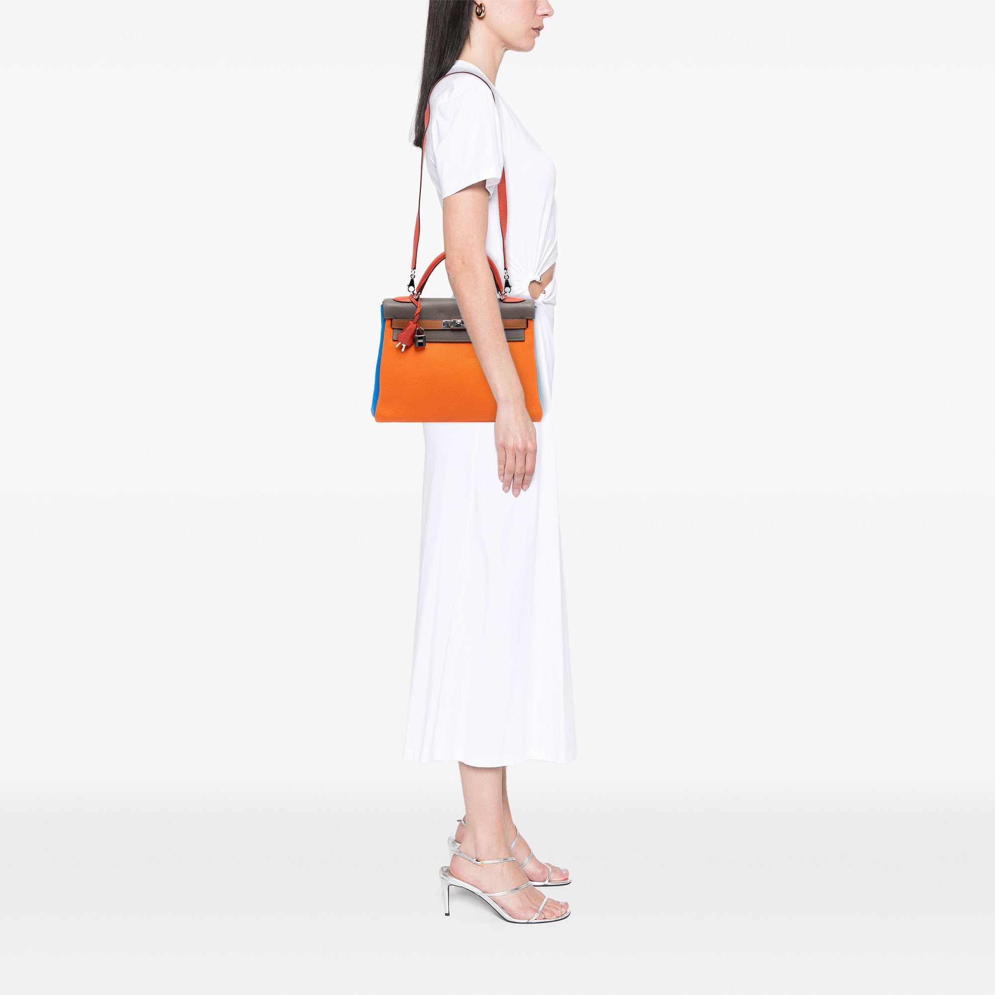 Hermès Clemence Arlequin Kelly II Retourne 32 - image 7
