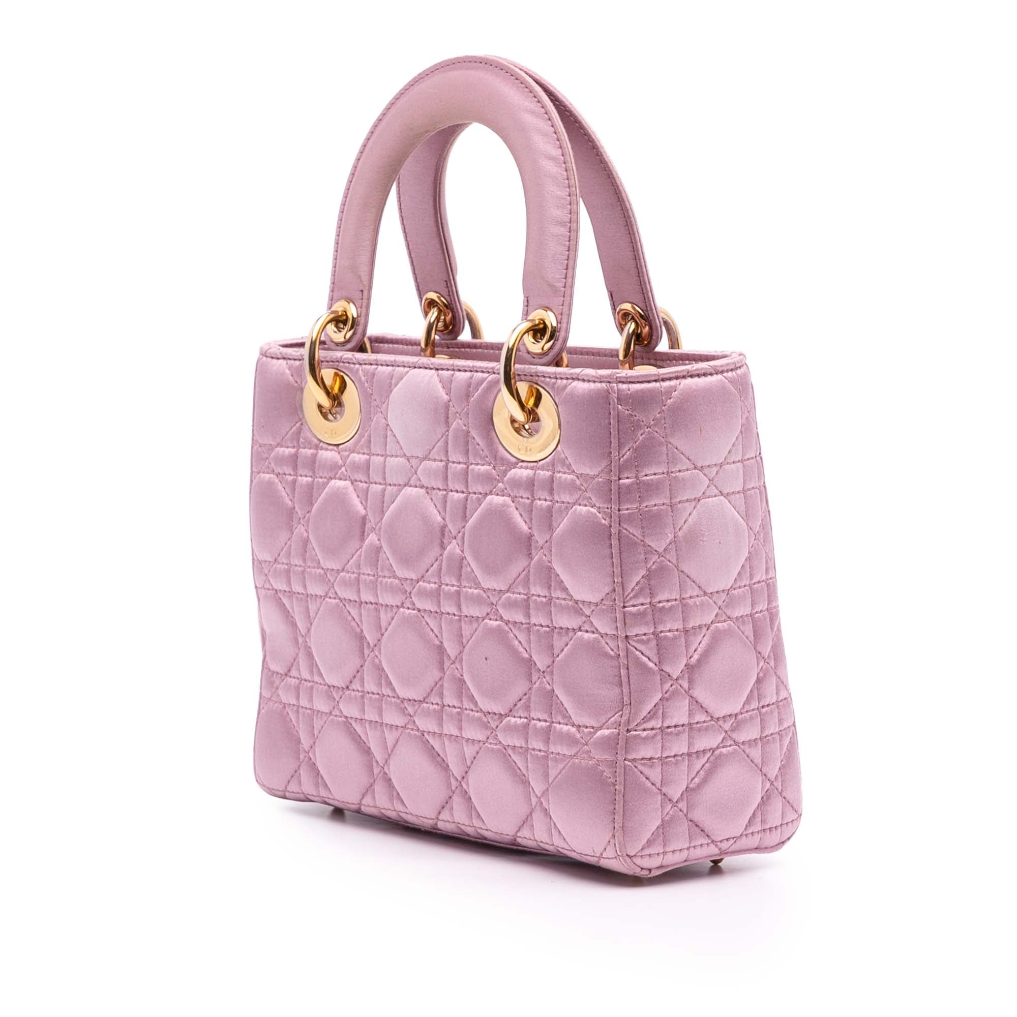 Dior Small Satin Cannage Swarovski Lady Dior - image 2