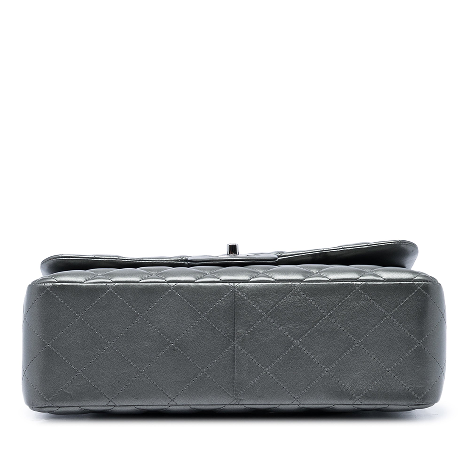 Chanel Jumbo Classic Metallic Lambskin Double Flap - image 3