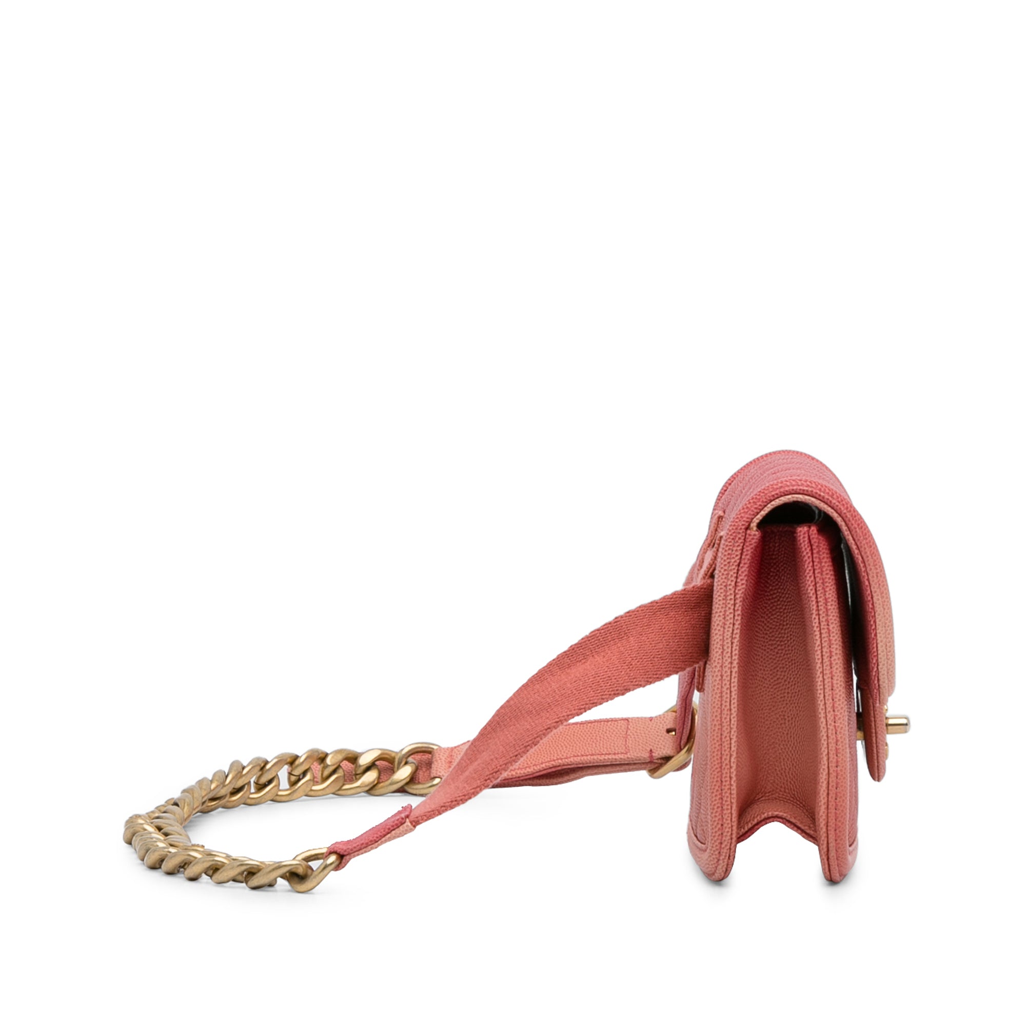 Chanel Quilted Caviar Sunset On The Sea Flap Belt Bag - image 3
