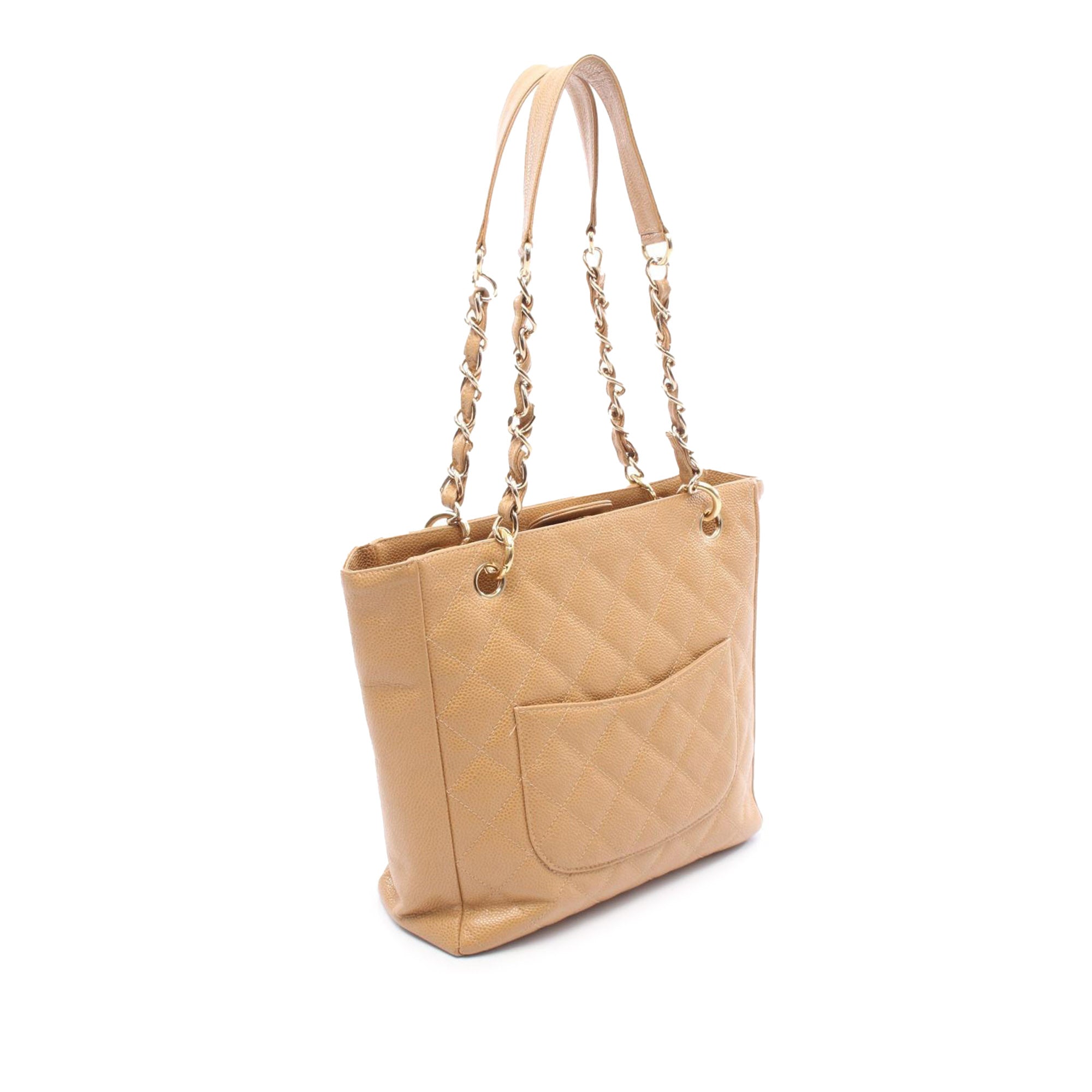 Chanel Caviar Petite Shopping Tote - image 2
