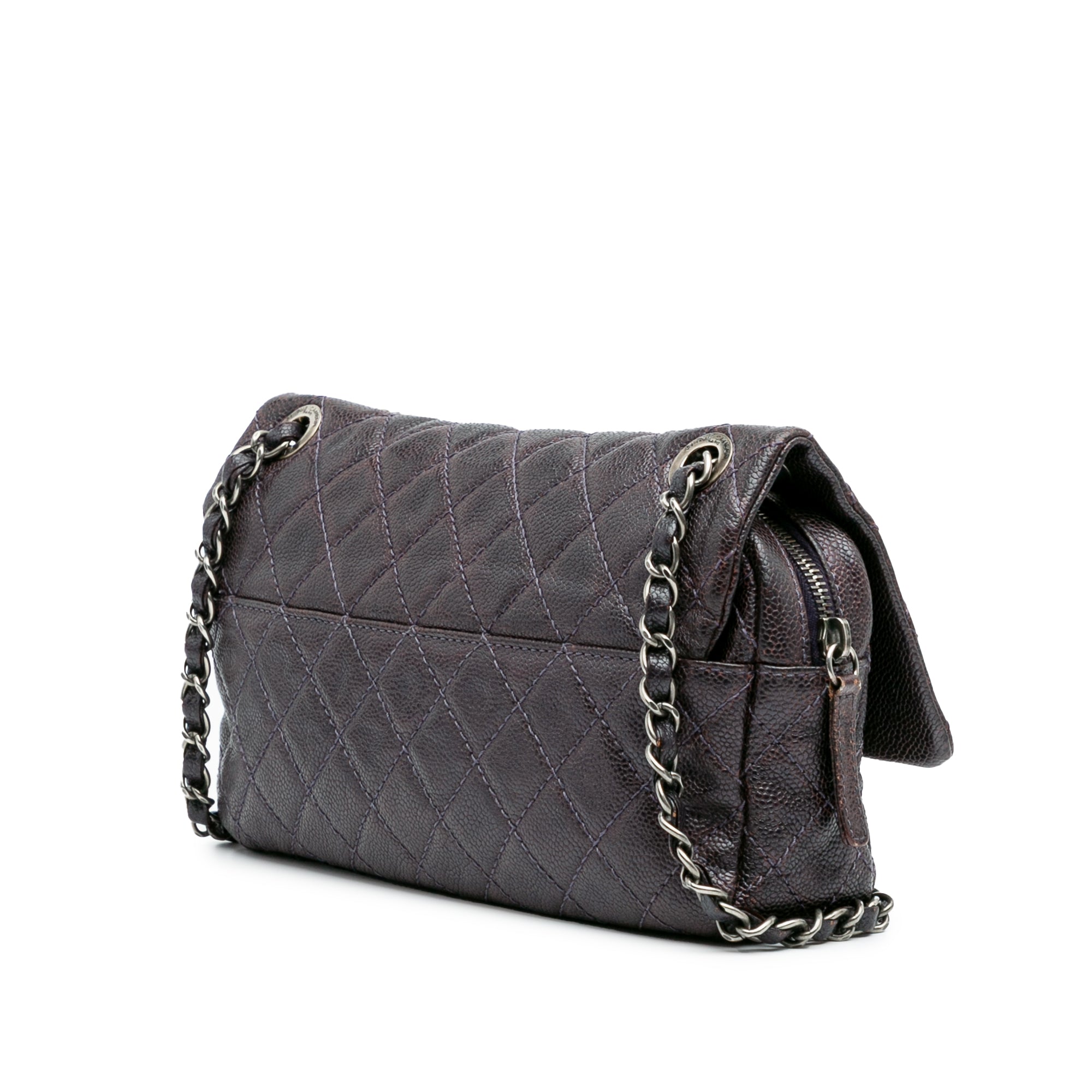 Chanel Medium Quilted Caviar Easy Flap - image 2