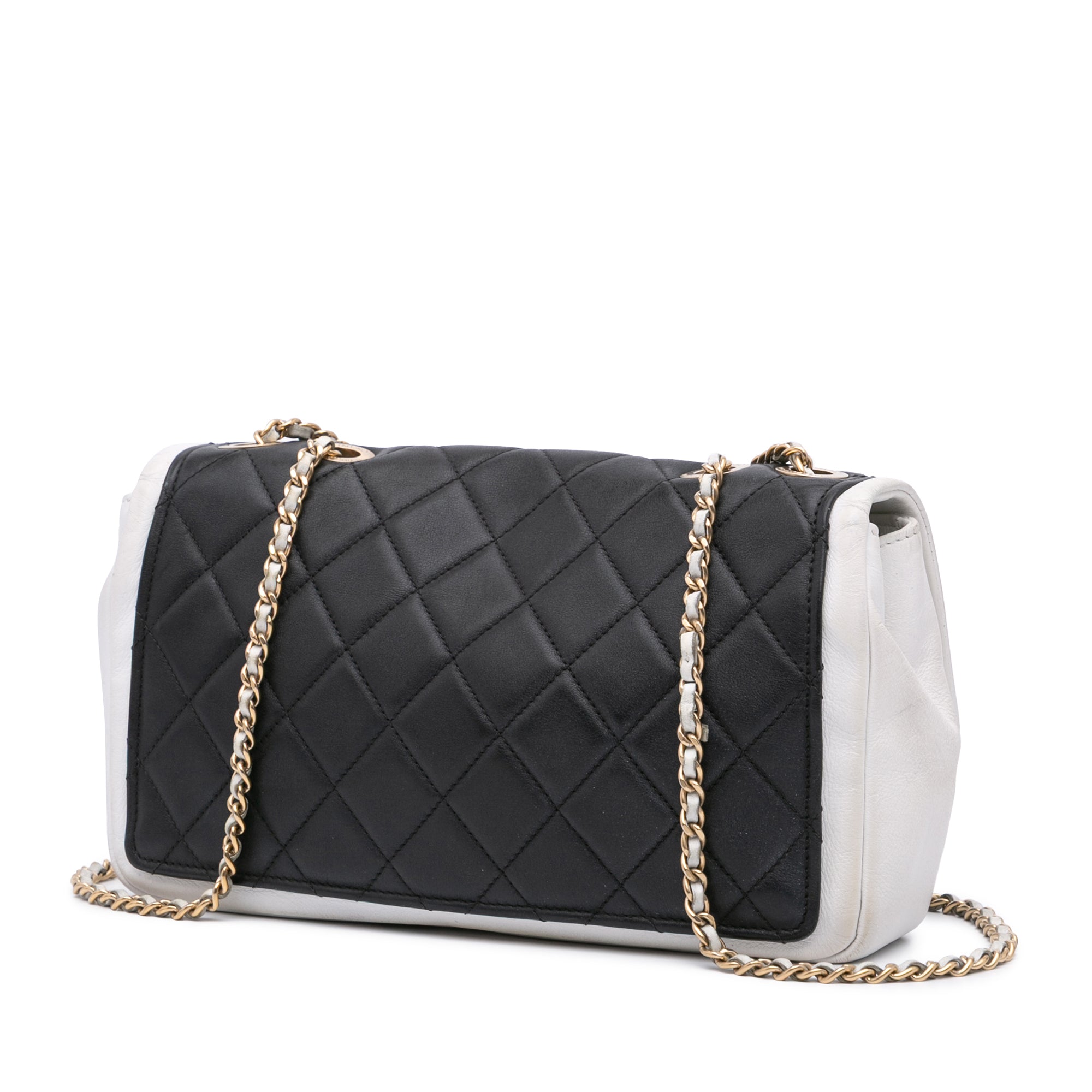 Chanel Medium Bicolor Calfskin Graphic Flap - image 2