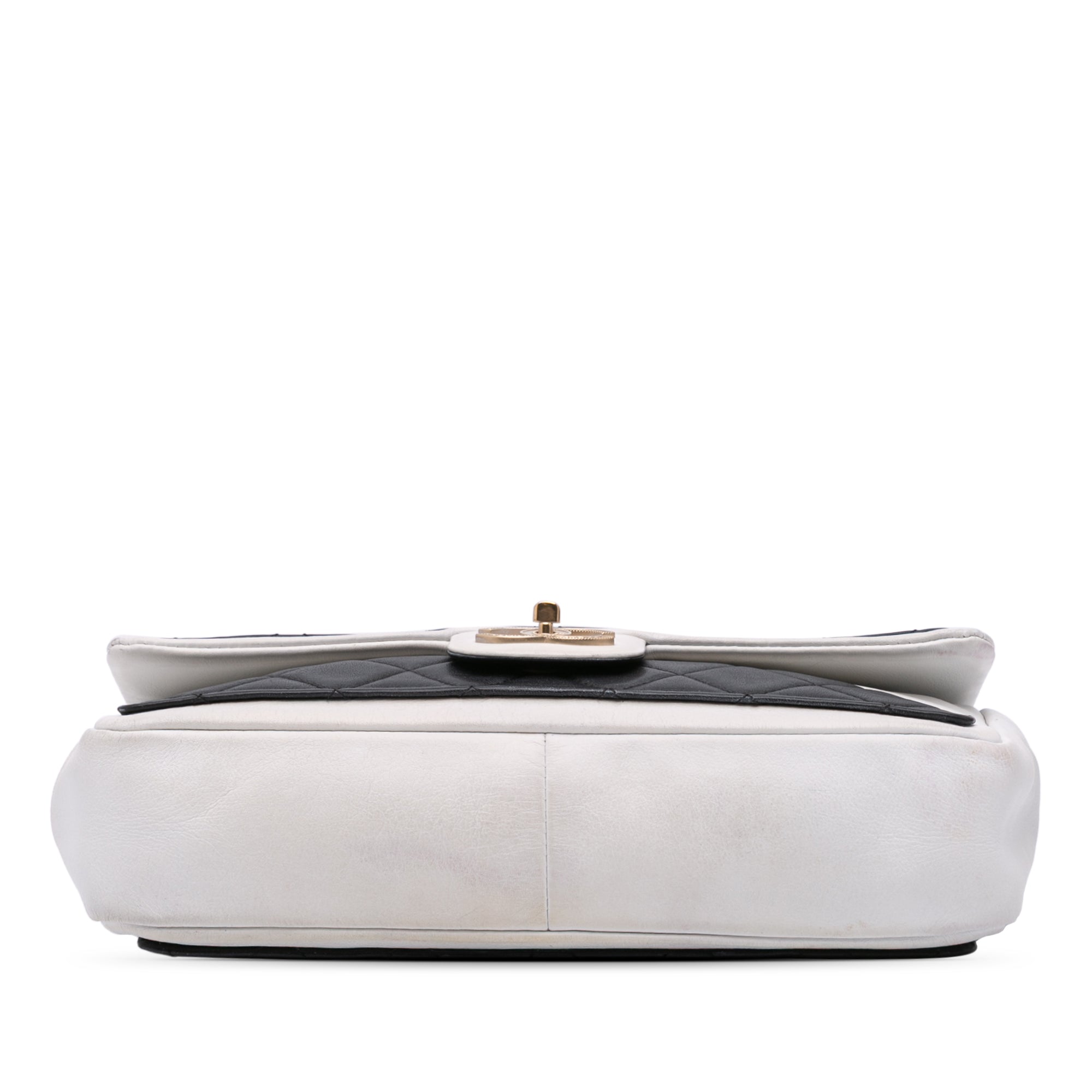 Chanel Medium Bicolor Calfskin Graphic Flap - image 3