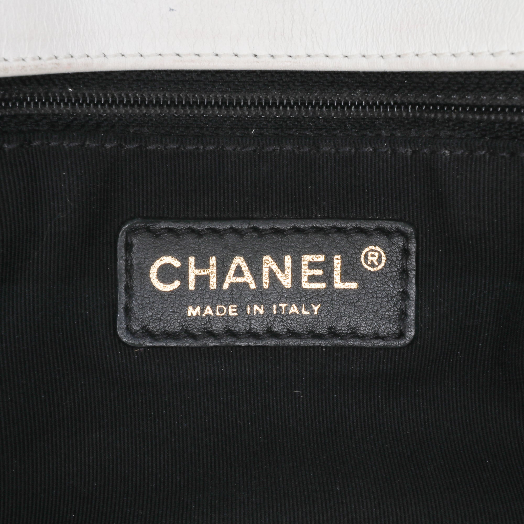 Chanel Medium Bicolor Calfskin Graphic Flap - image 5