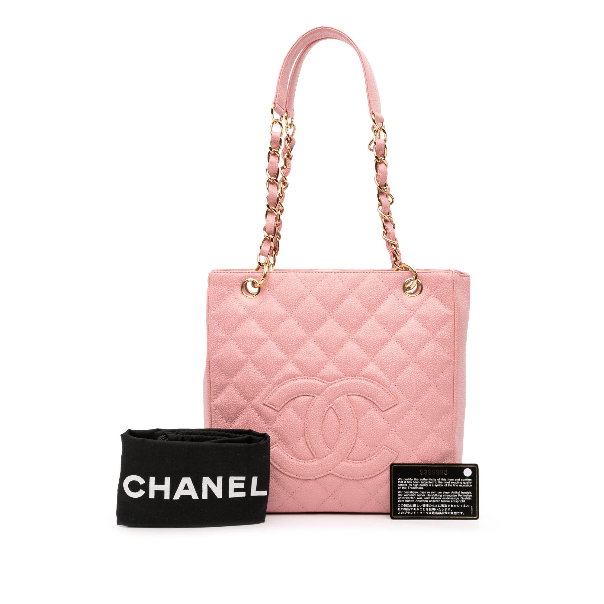 Chanel Caviar Petite Shopping Tote - image 11