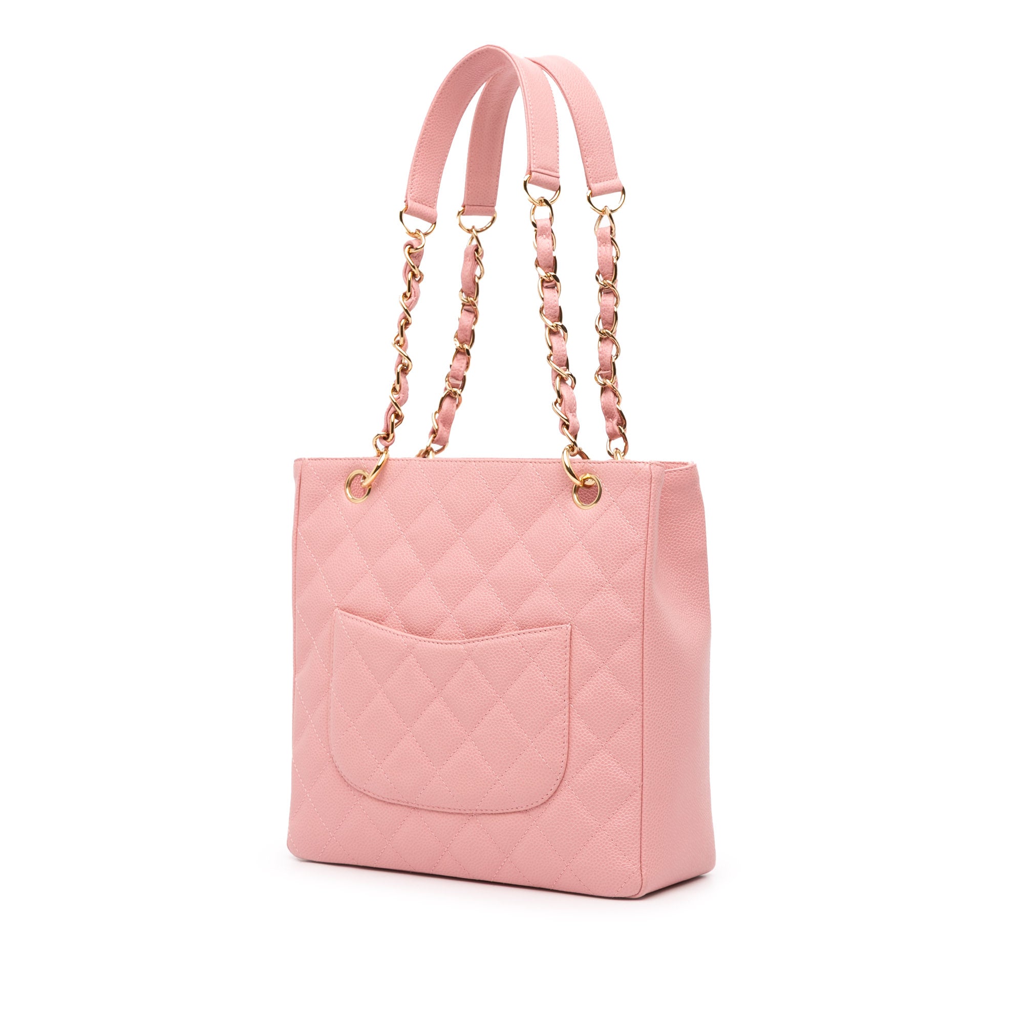 Chanel Caviar Petite Shopping Tote - image 2