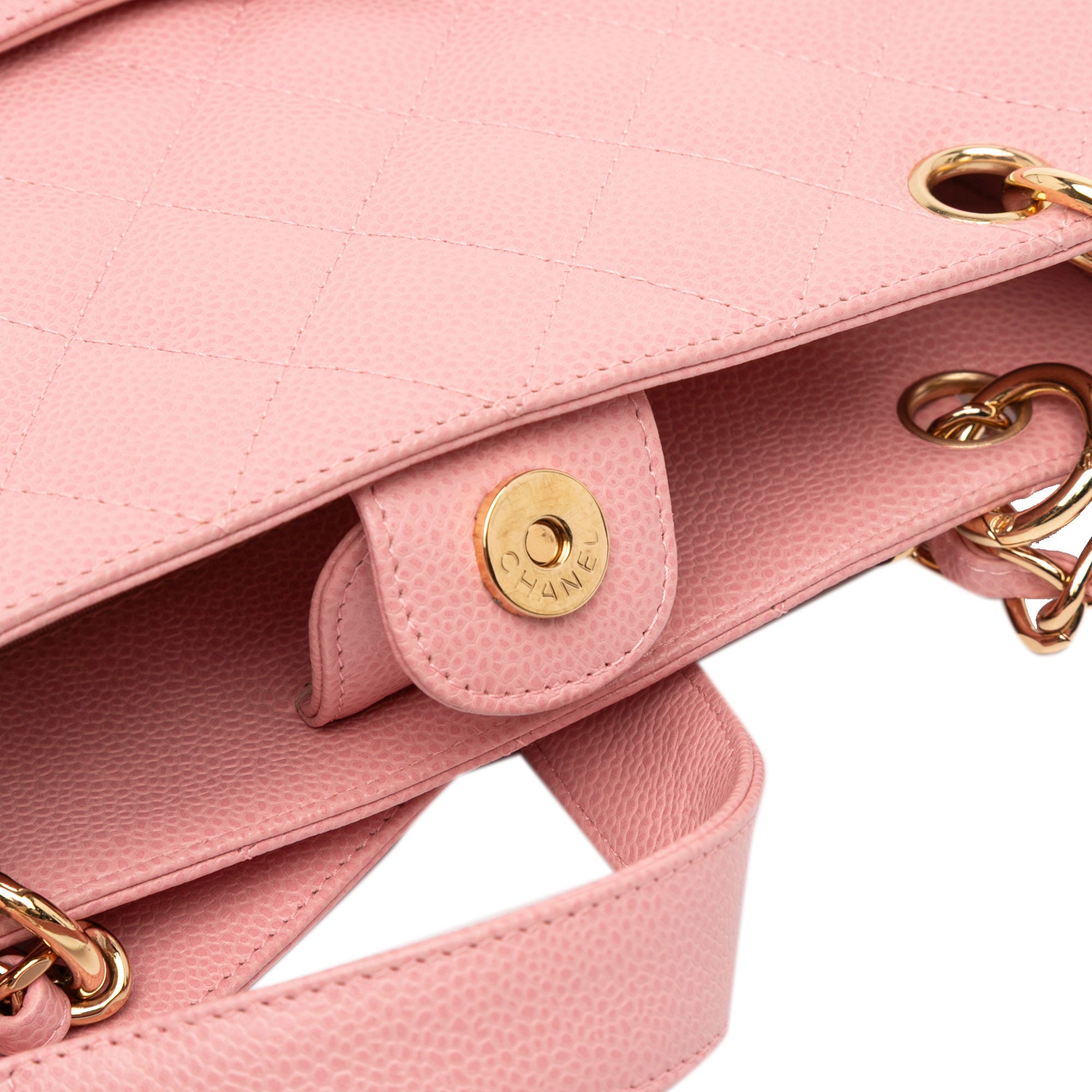 Chanel Caviar Petite Shopping Tote - image 7
