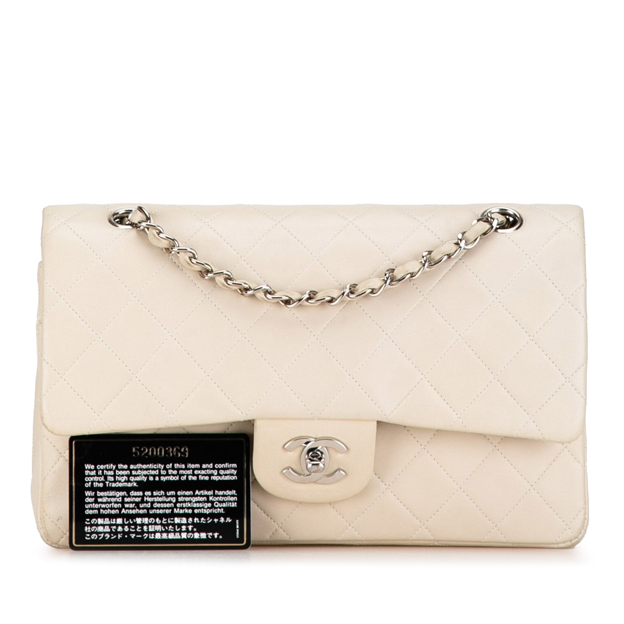 Chanel Medium Classic Lambskin Double Flap - image 14