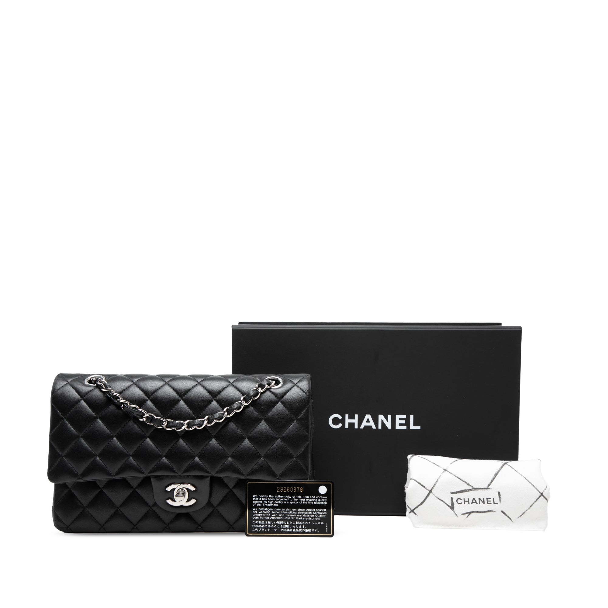 Chanel Medium Classic Lambskin Double Flap - image 8