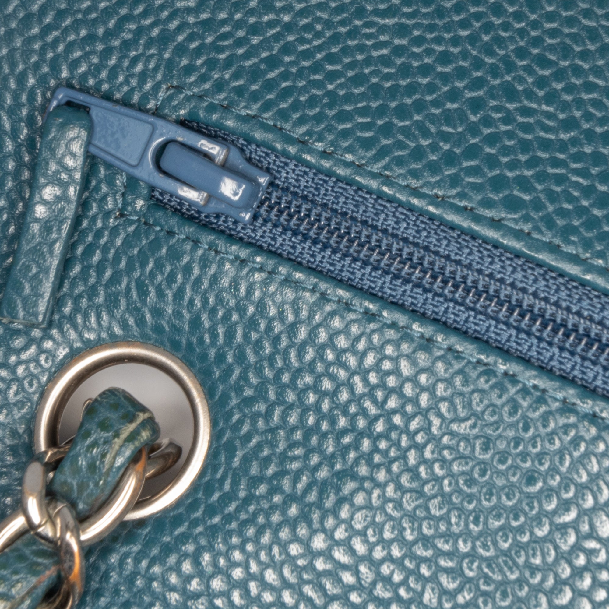 Chanel Medium Classic Chevron Caviar Double Flap - image 7
