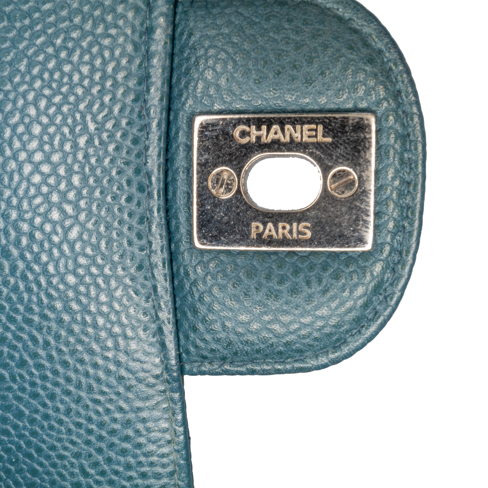 Chanel Medium Classic Chevron Caviar Double Flap - image 8