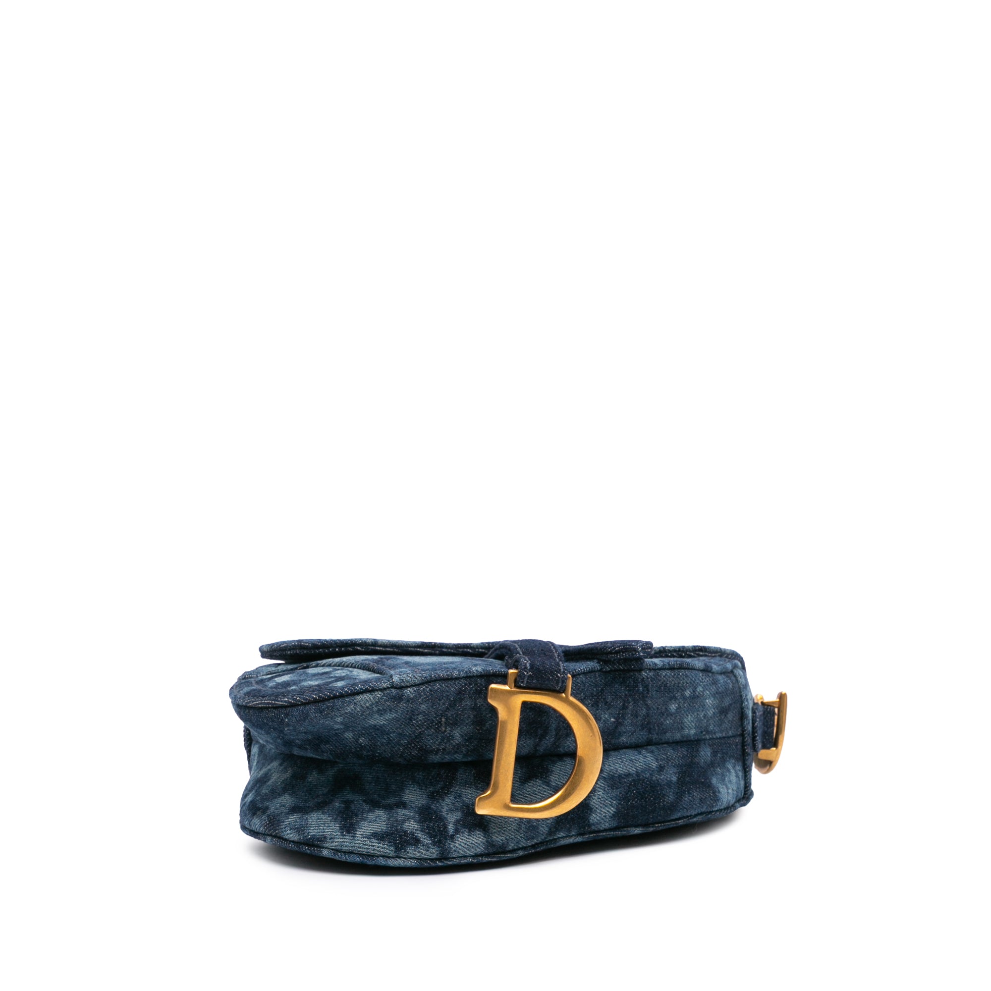 Dior Mini Denim Tie Dye Saddle Bag - image 3