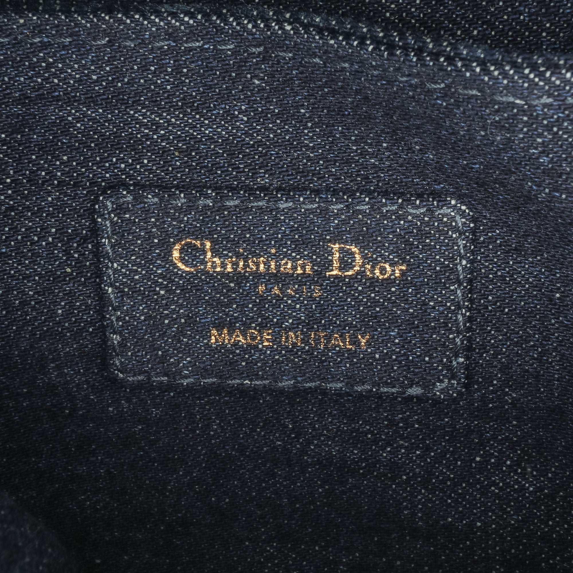 Dior Mini Denim Tie Dye Saddle Bag - image 5