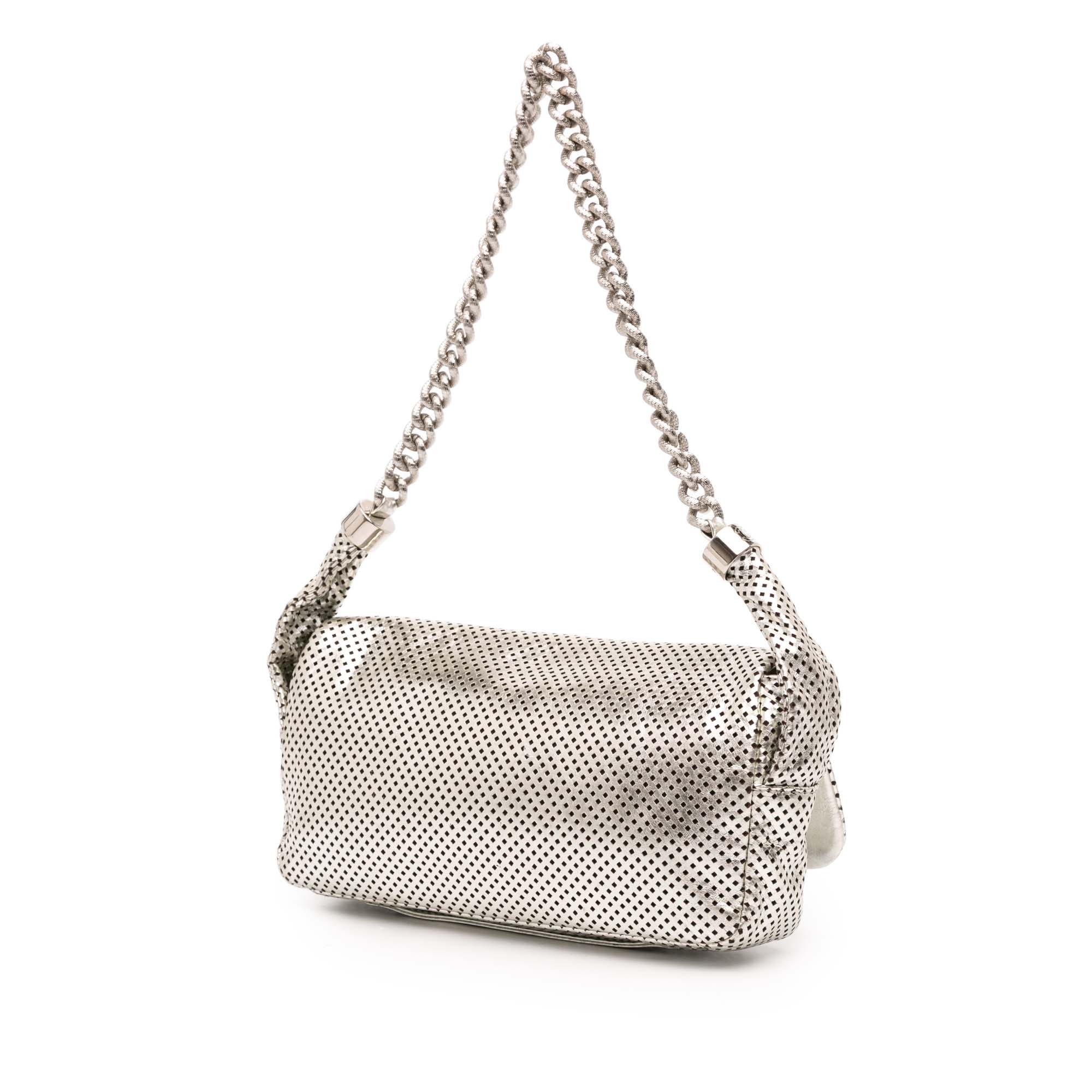 Chanel Metallic Glazed Calfskin Perforated Rodeo Drive Flap - image 2