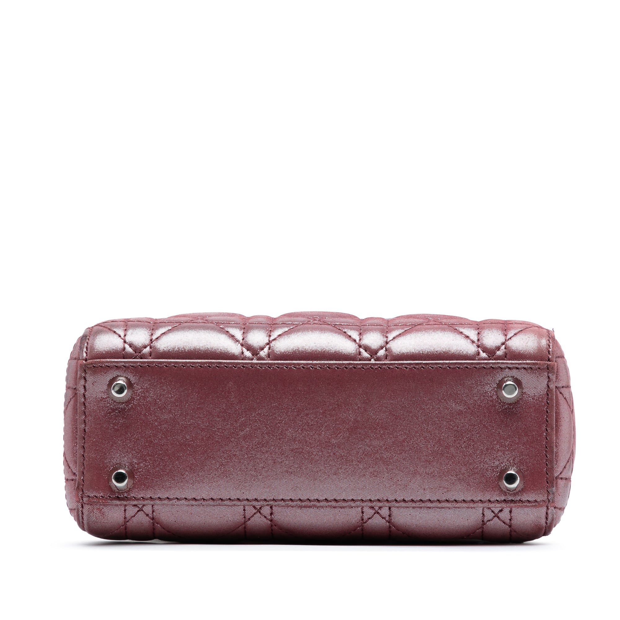 Dior Mini Iridescent Lambskin Cannage Lady Dior - image 3